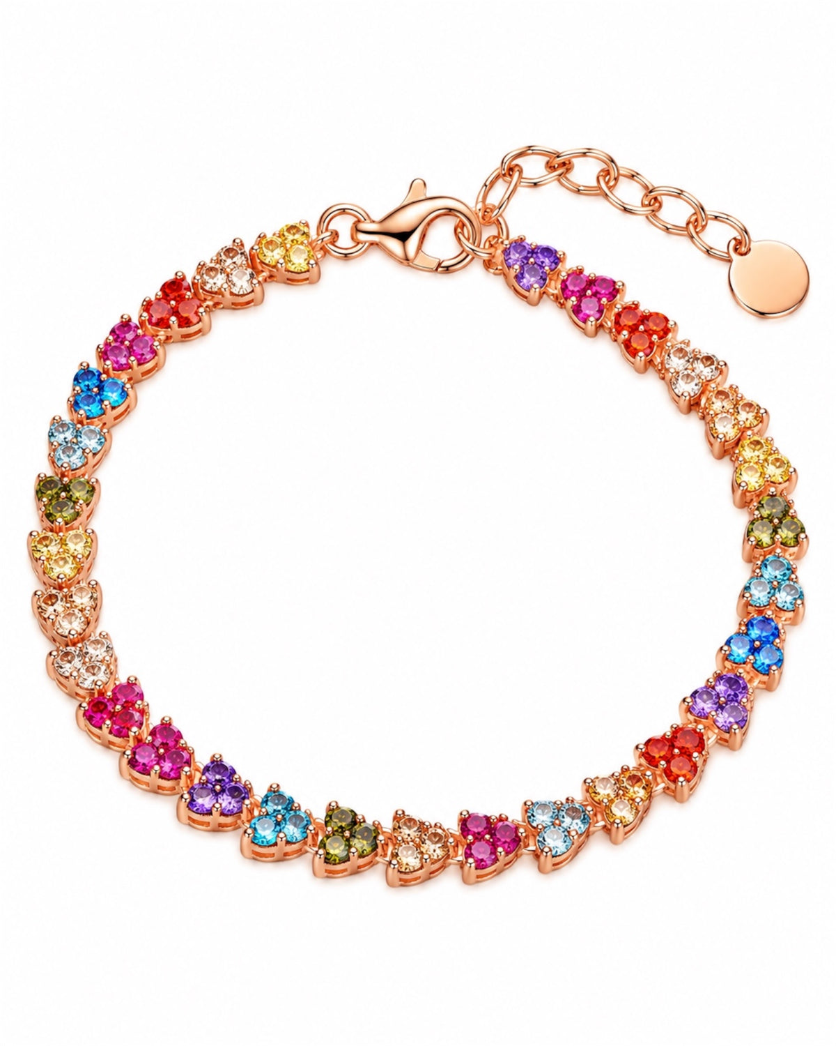Pulseira Corações Coloridos