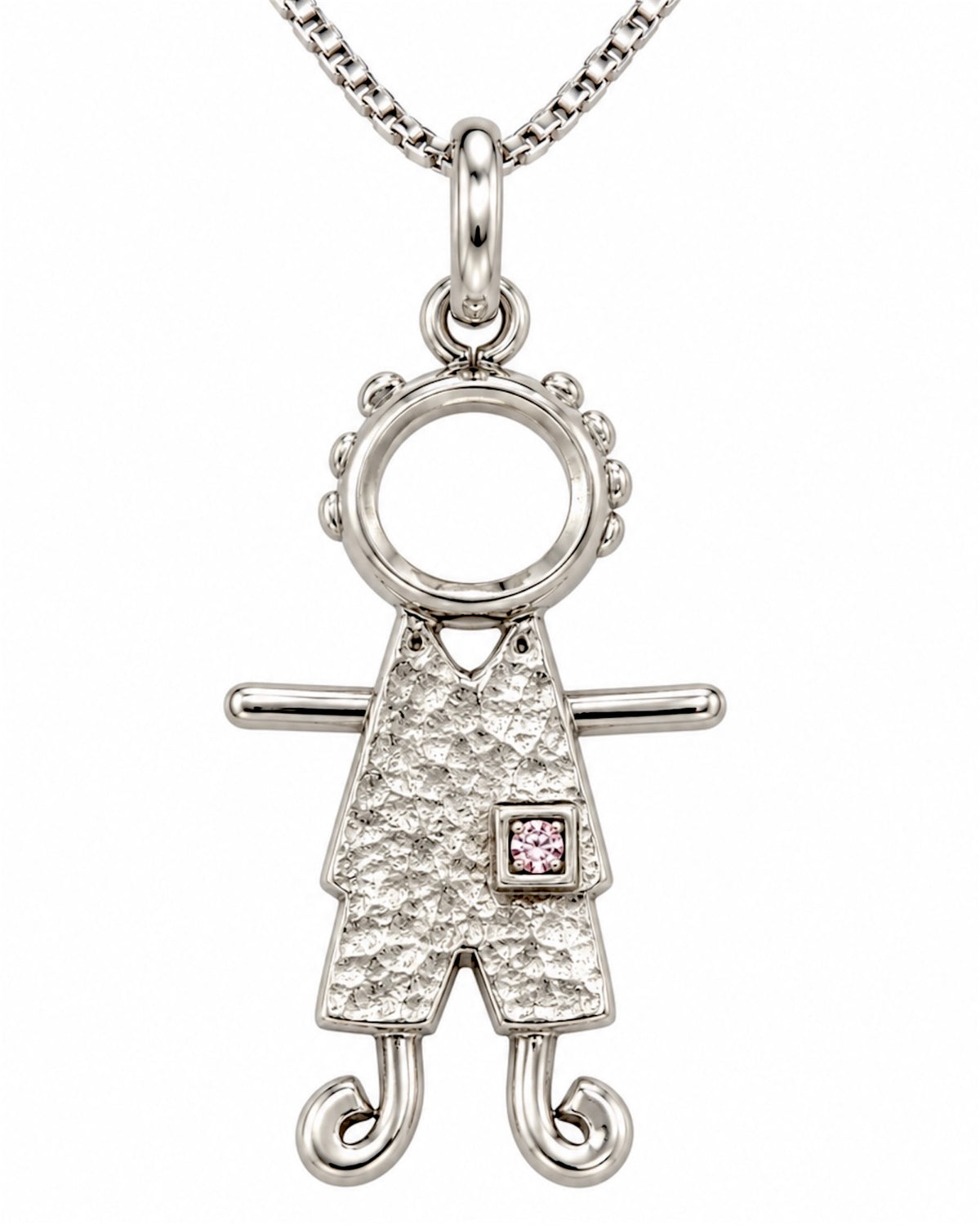 "Boy" Necklace in Silver