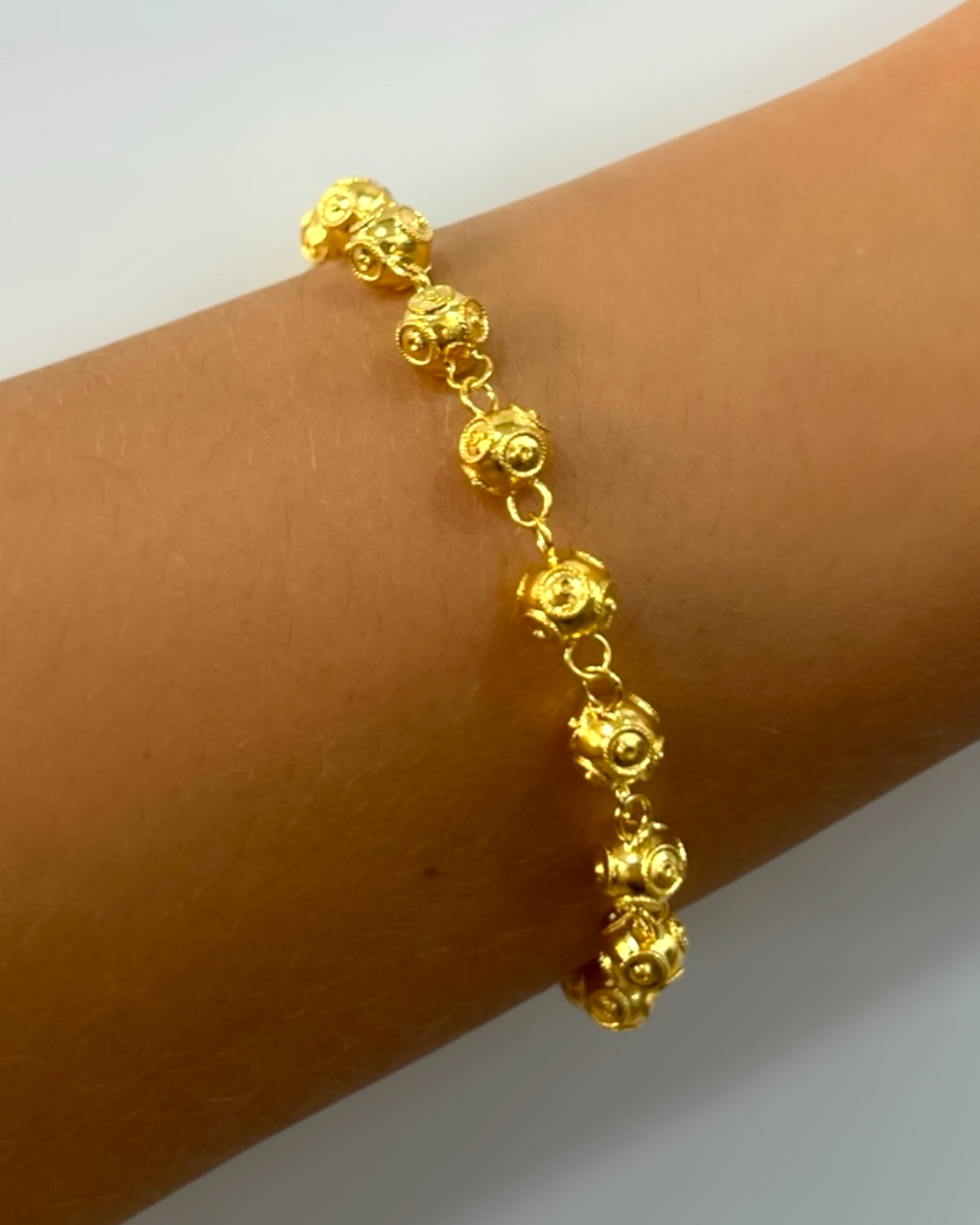 Pulseira Contas de Viana em Prata