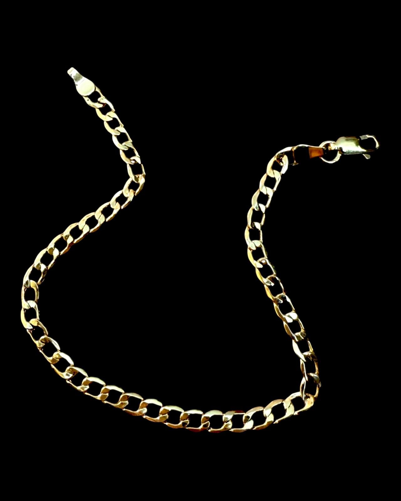 Pulseira Corrente Masculina em Ouro