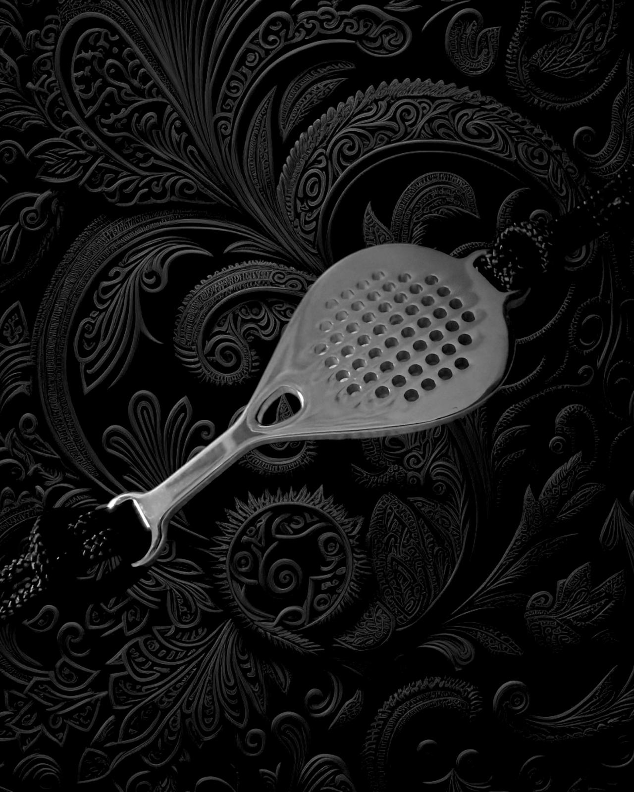 Pulseira Preta Padel em Prata