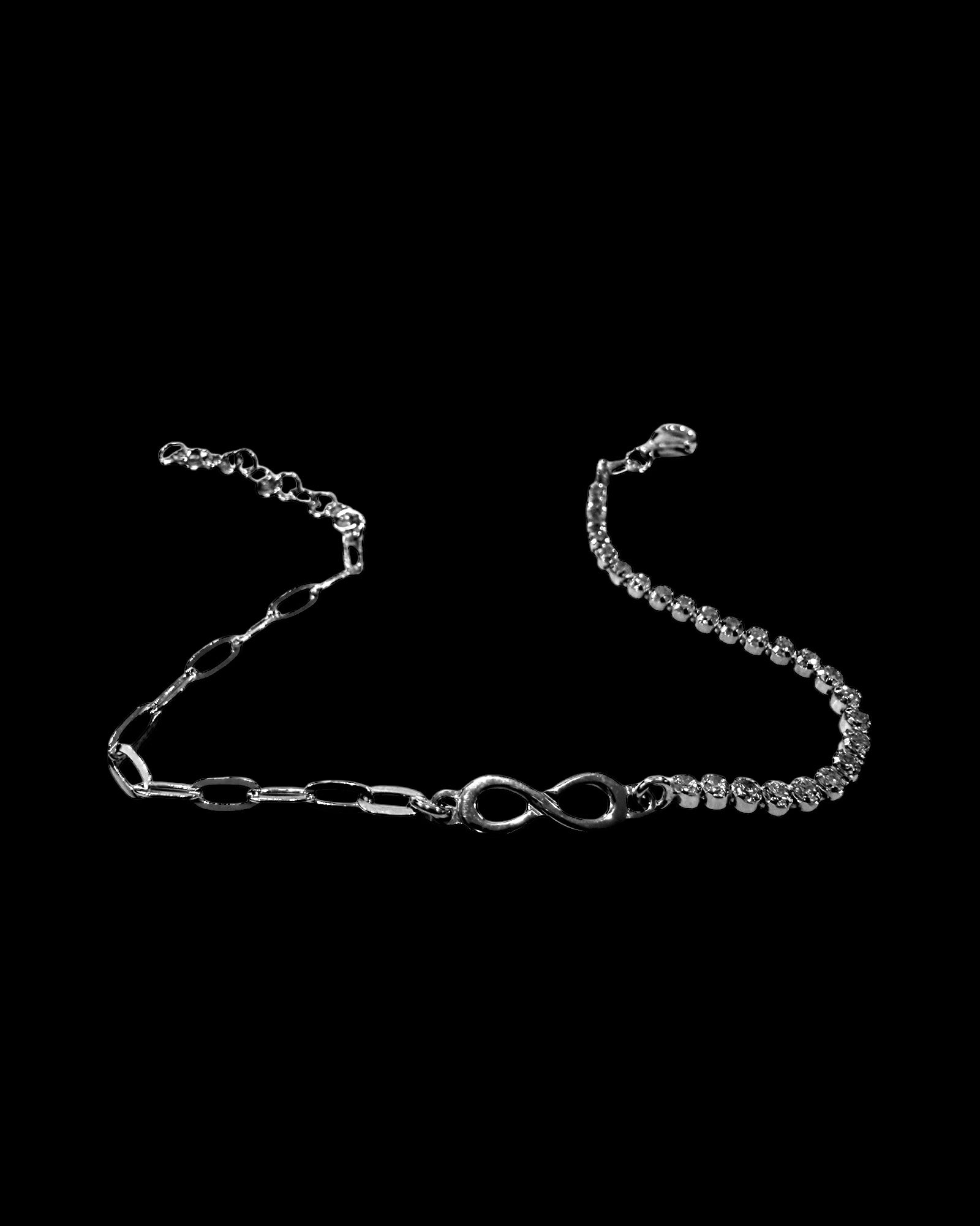 Pulseira Infinito em Prata