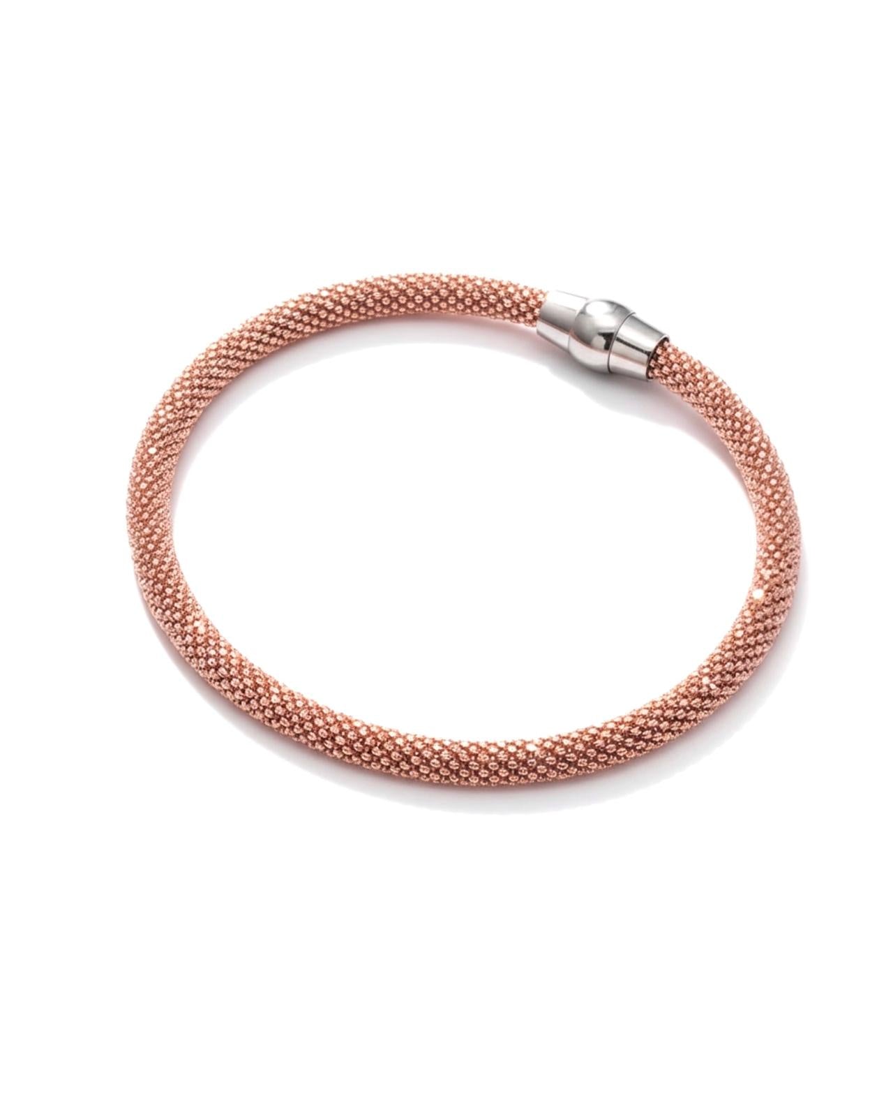 Pulseira Magnetique em Prata Rosa