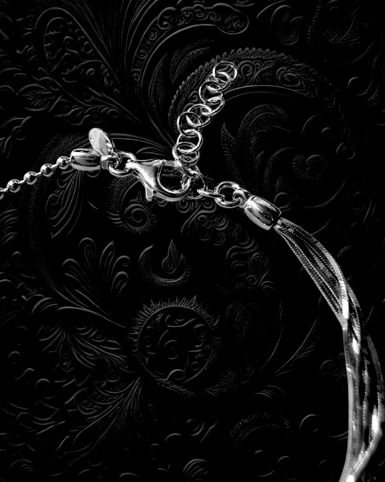 Pulseira com Duas Malhas em Prata