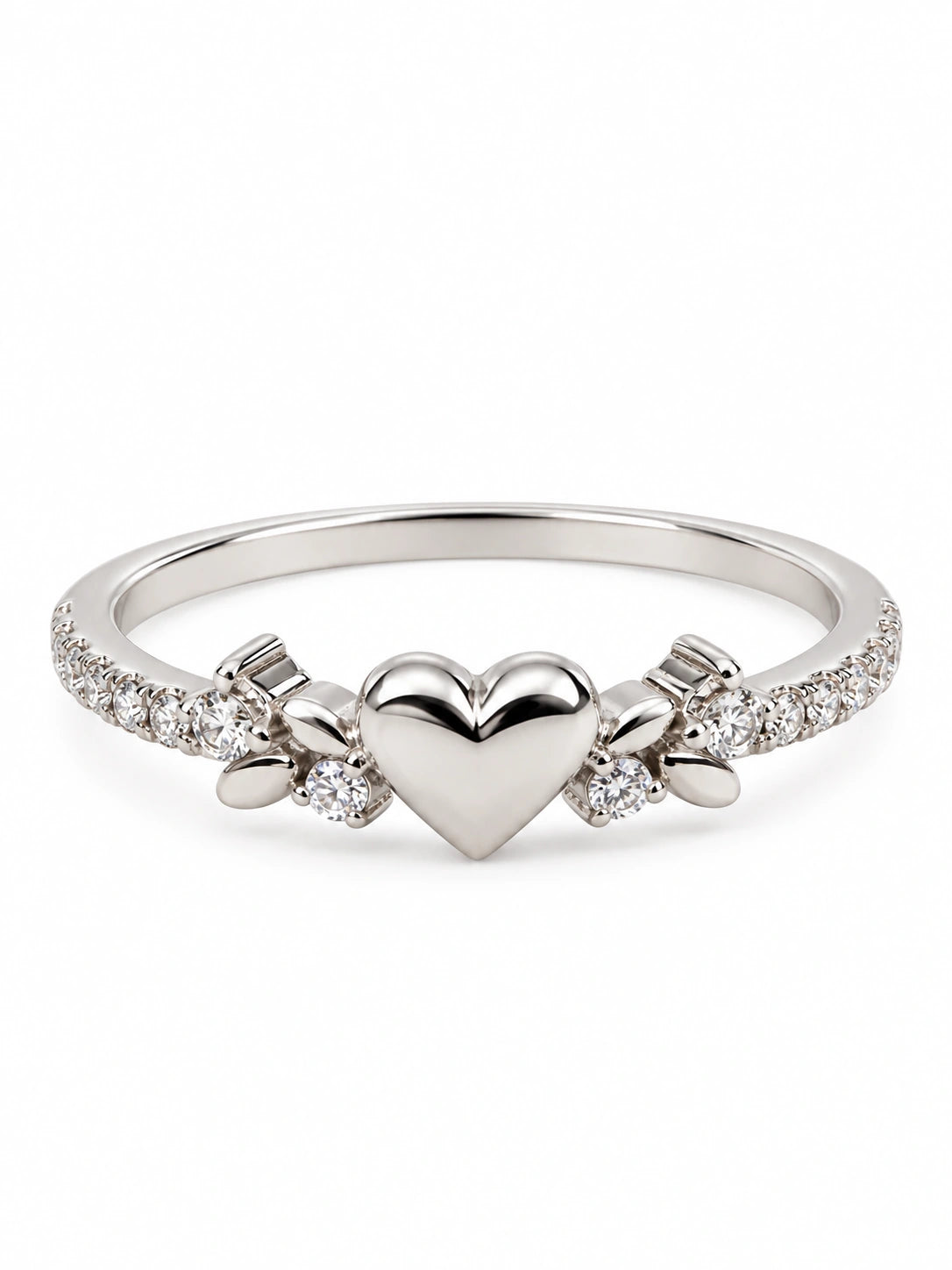 Heart Ring in Silver