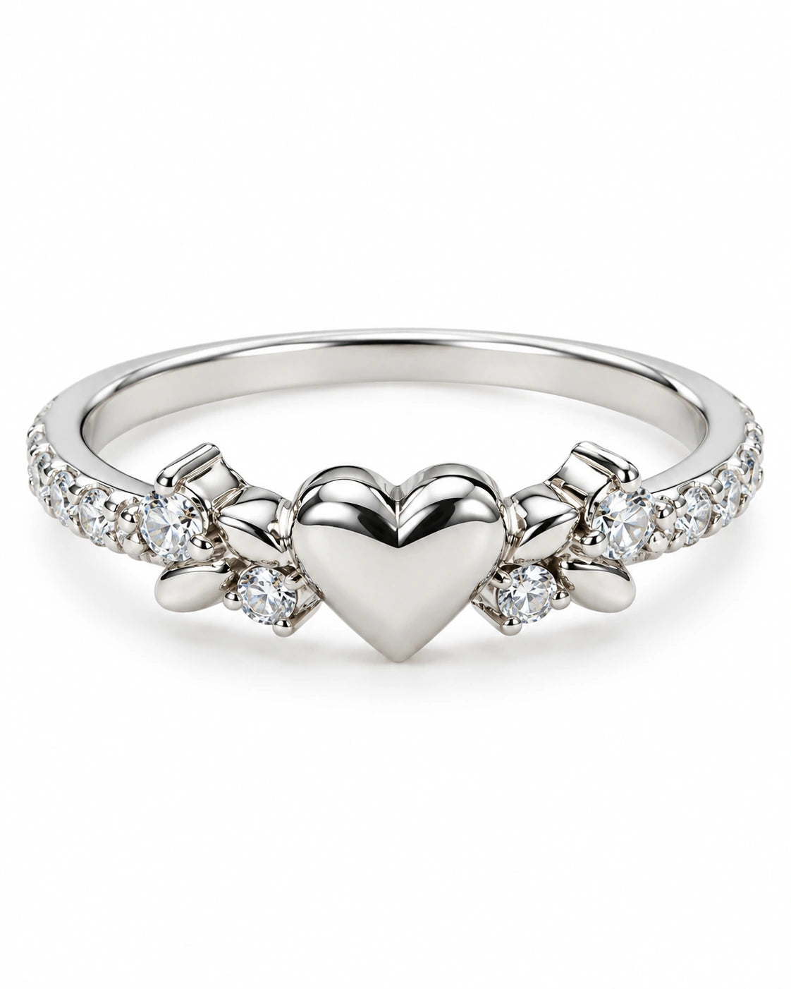 Heart Ring in Silver