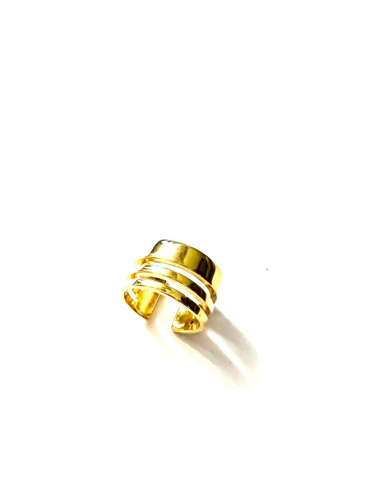 Gold Silver Open Ring