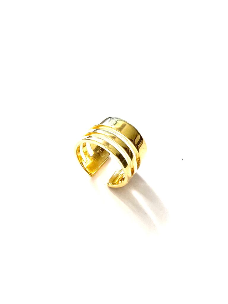 Gold Silver Open Ring