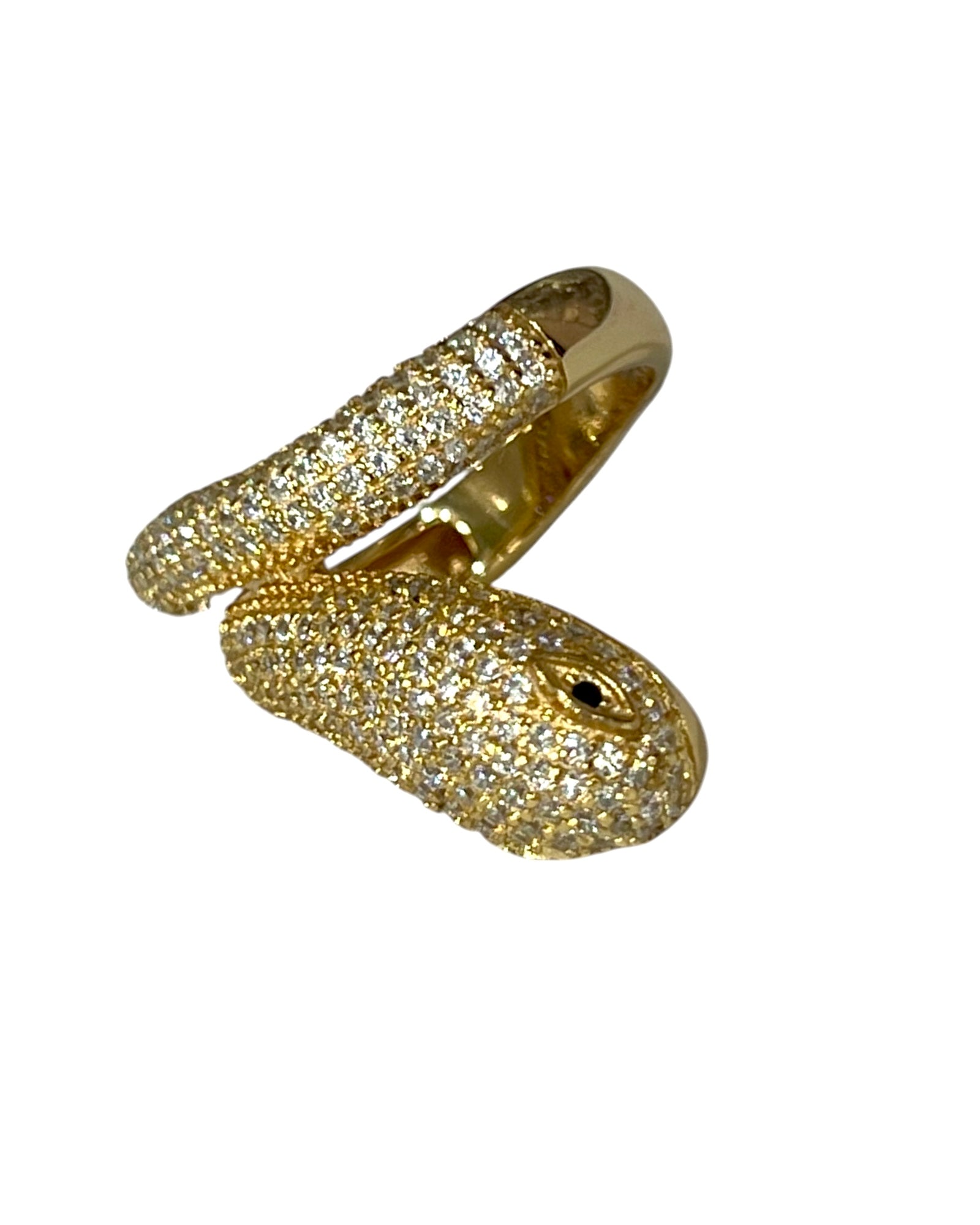 Snake Ring in Gold Silver