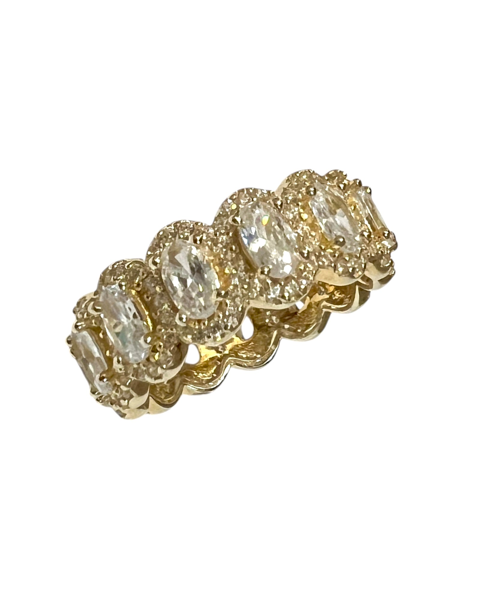 Princess Ring in Gold Plated Silver