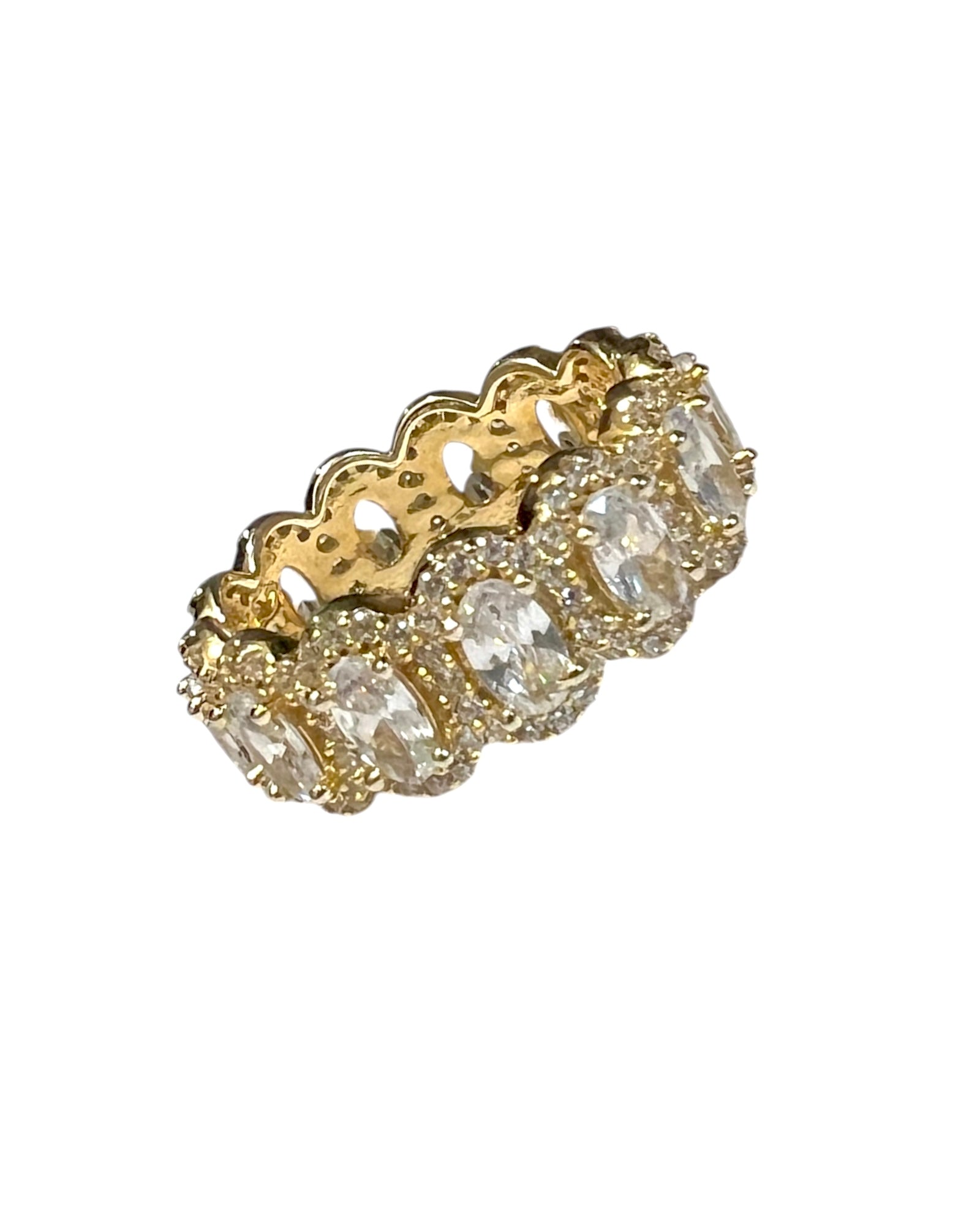 Princess Ring in Gold Plated Silver