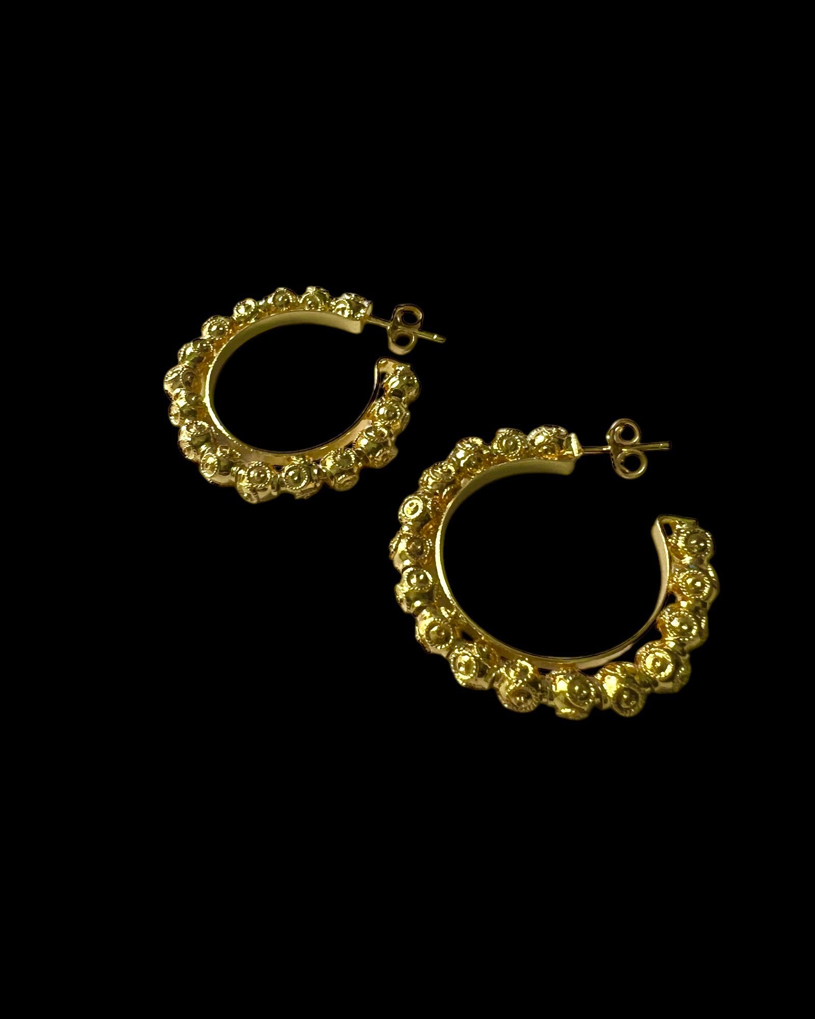 Viana Beads Rings in Gold Plated Silver
