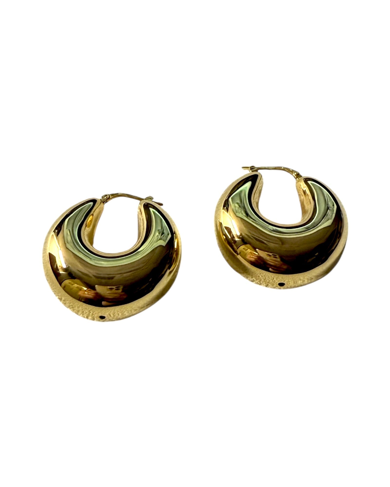 Argolas em Prata Dourada