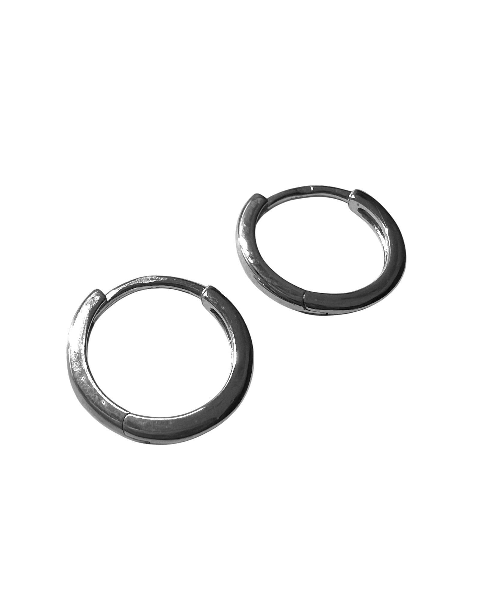 Simple Silver Hoops
