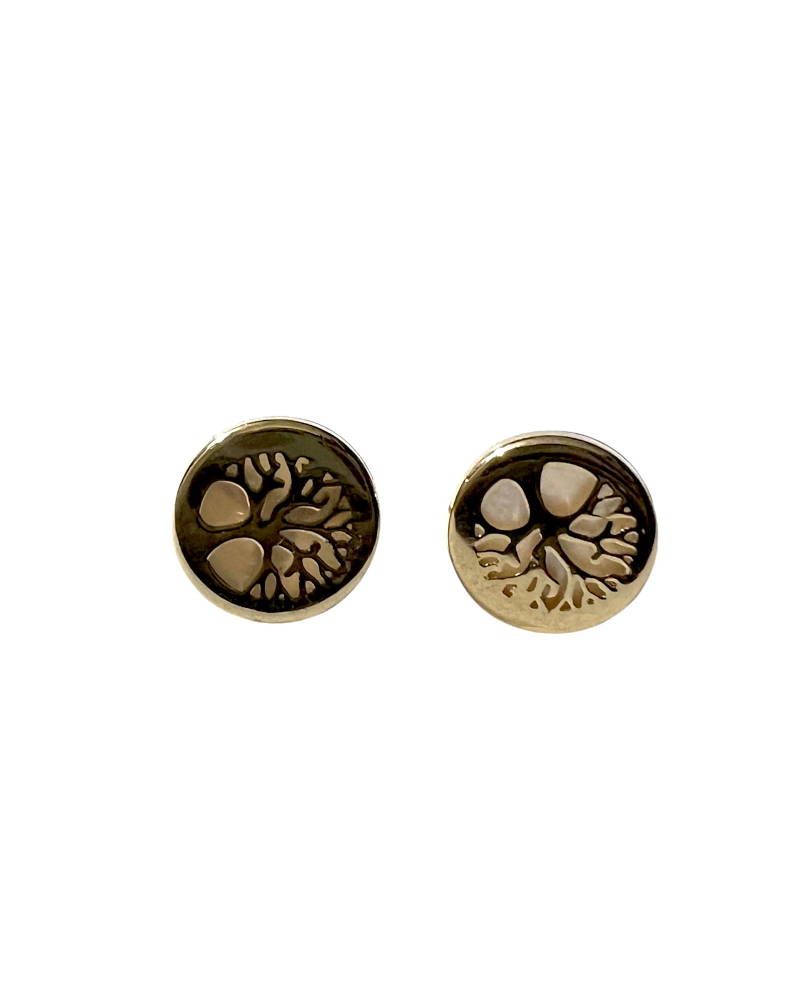 Tree of Life Gold Earrings