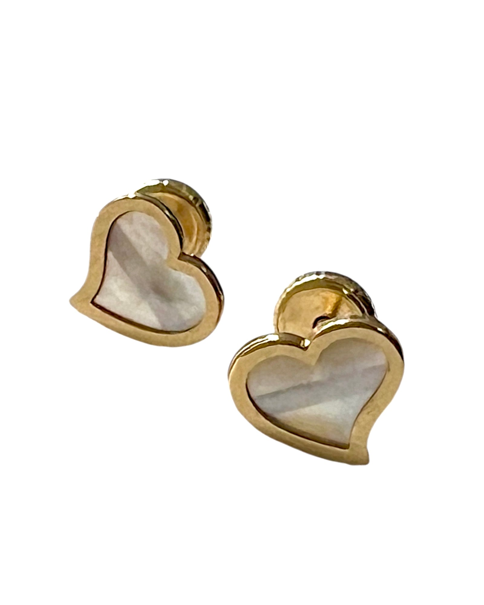 Gold Heart Earrings