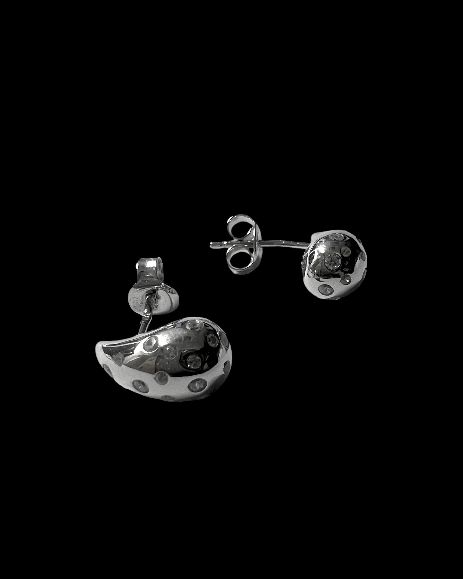 Silver Drop Earrings