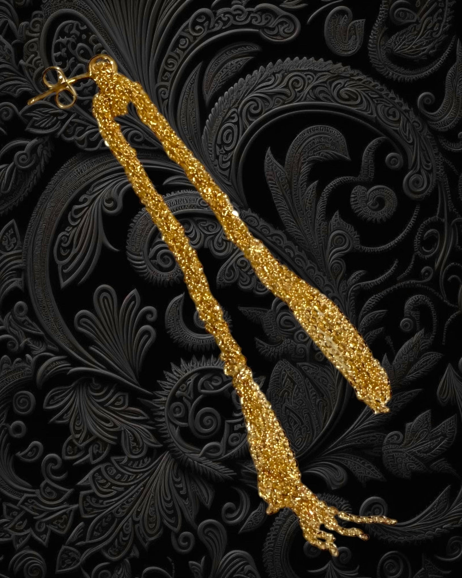 Knot Earrings in Gold-Plated Silver