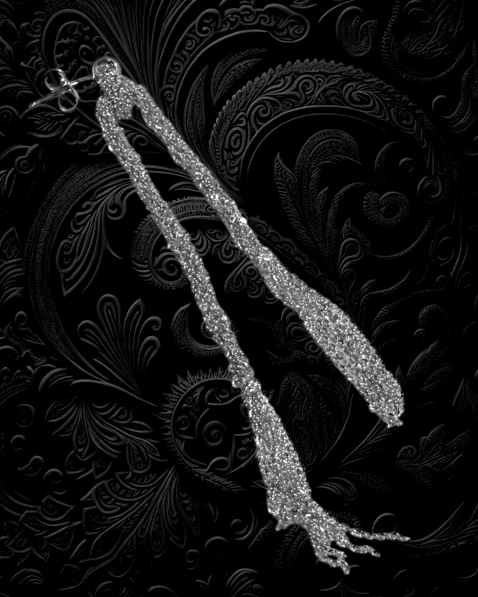 Knot Earrings in Silver