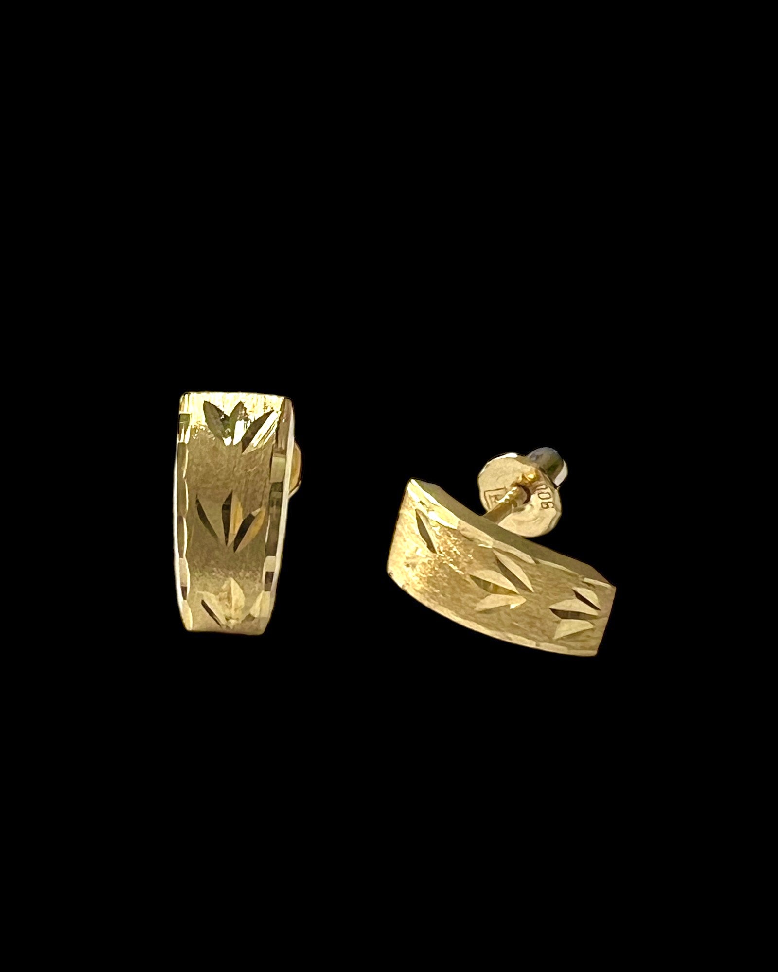 Simple Gold Earrings