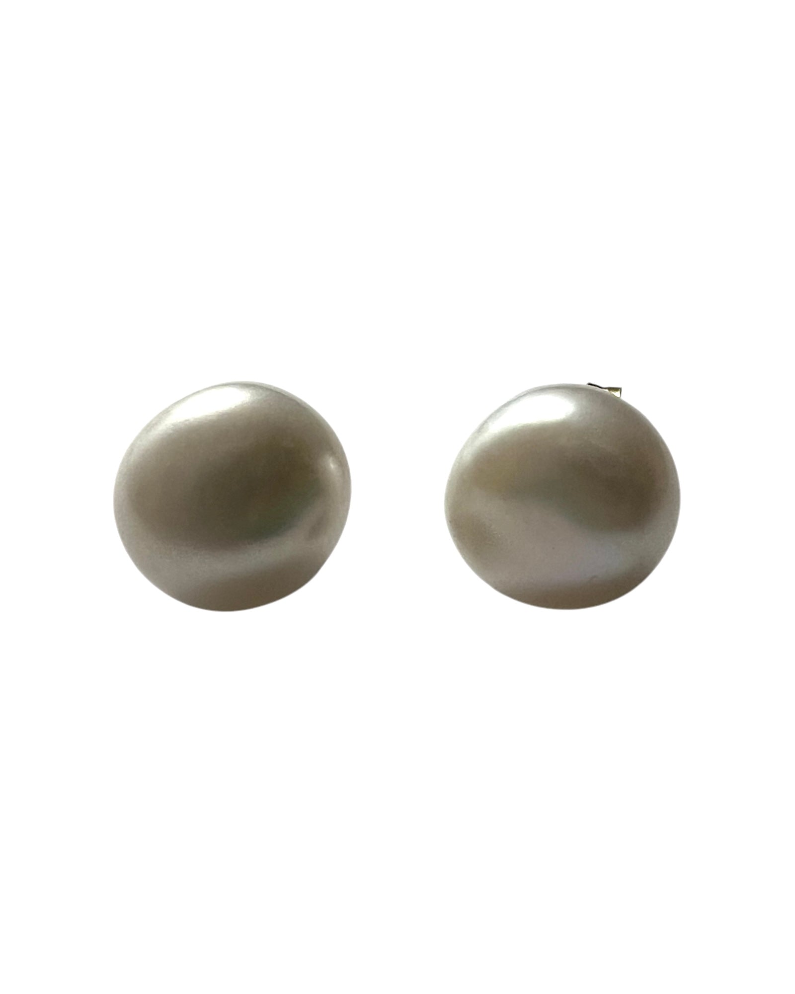 Pearl Earrings in Gold Plated Silver