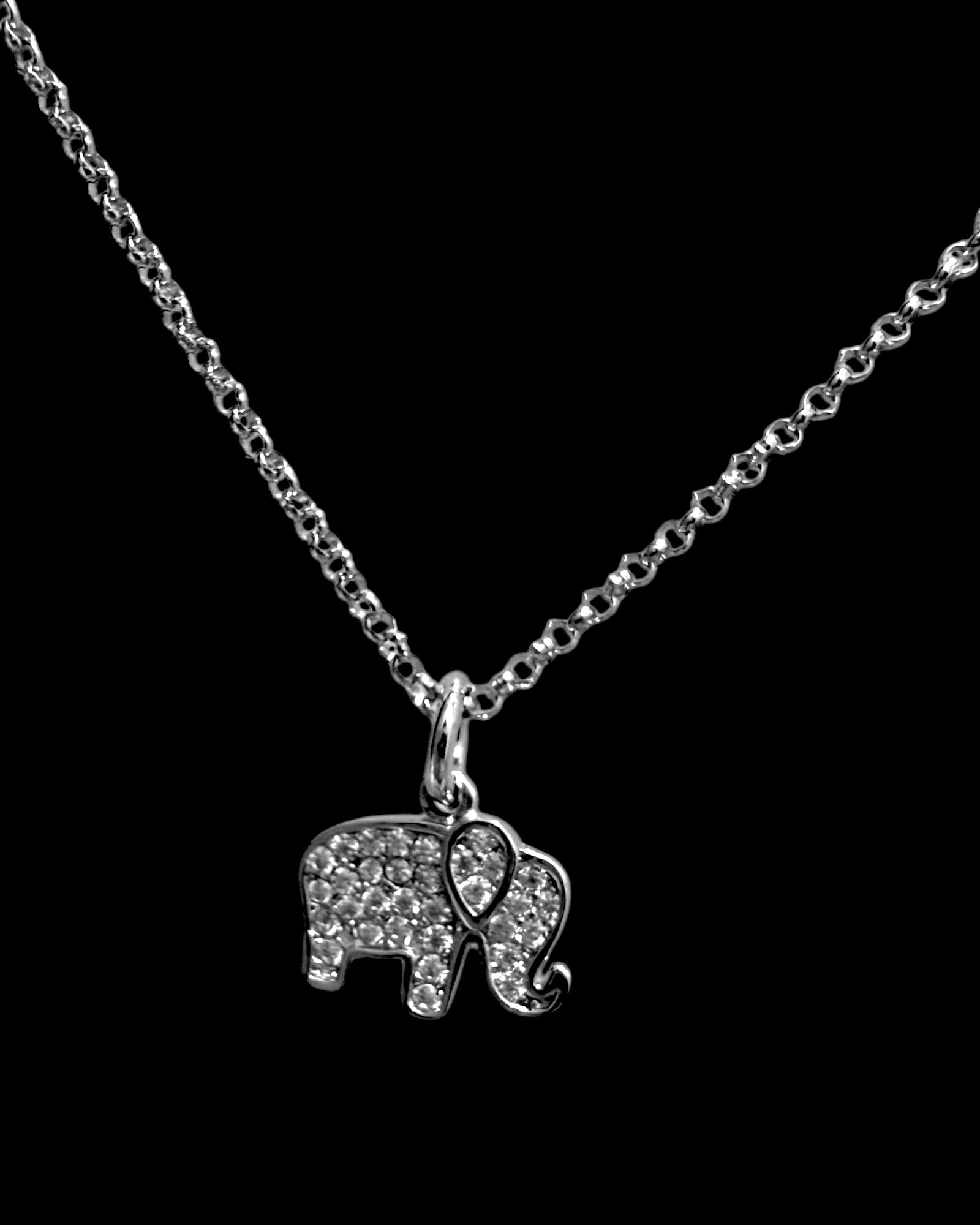 Colar Elefante em Prata