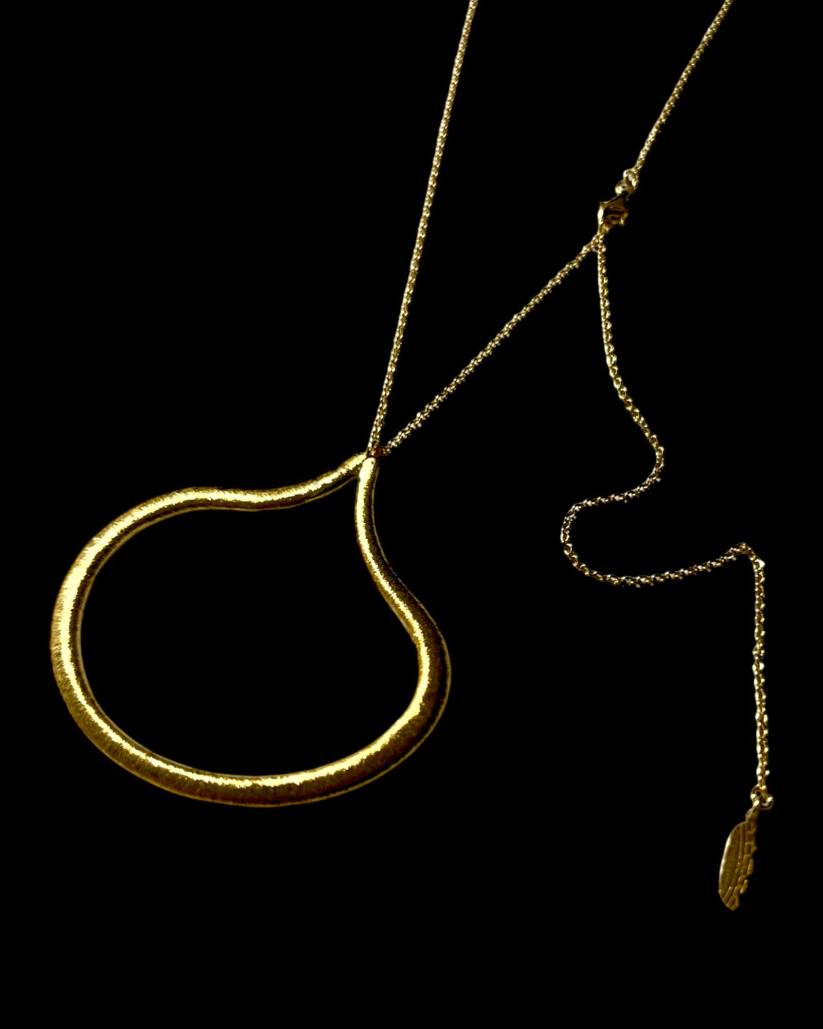 Gold Silver Drop Necklace