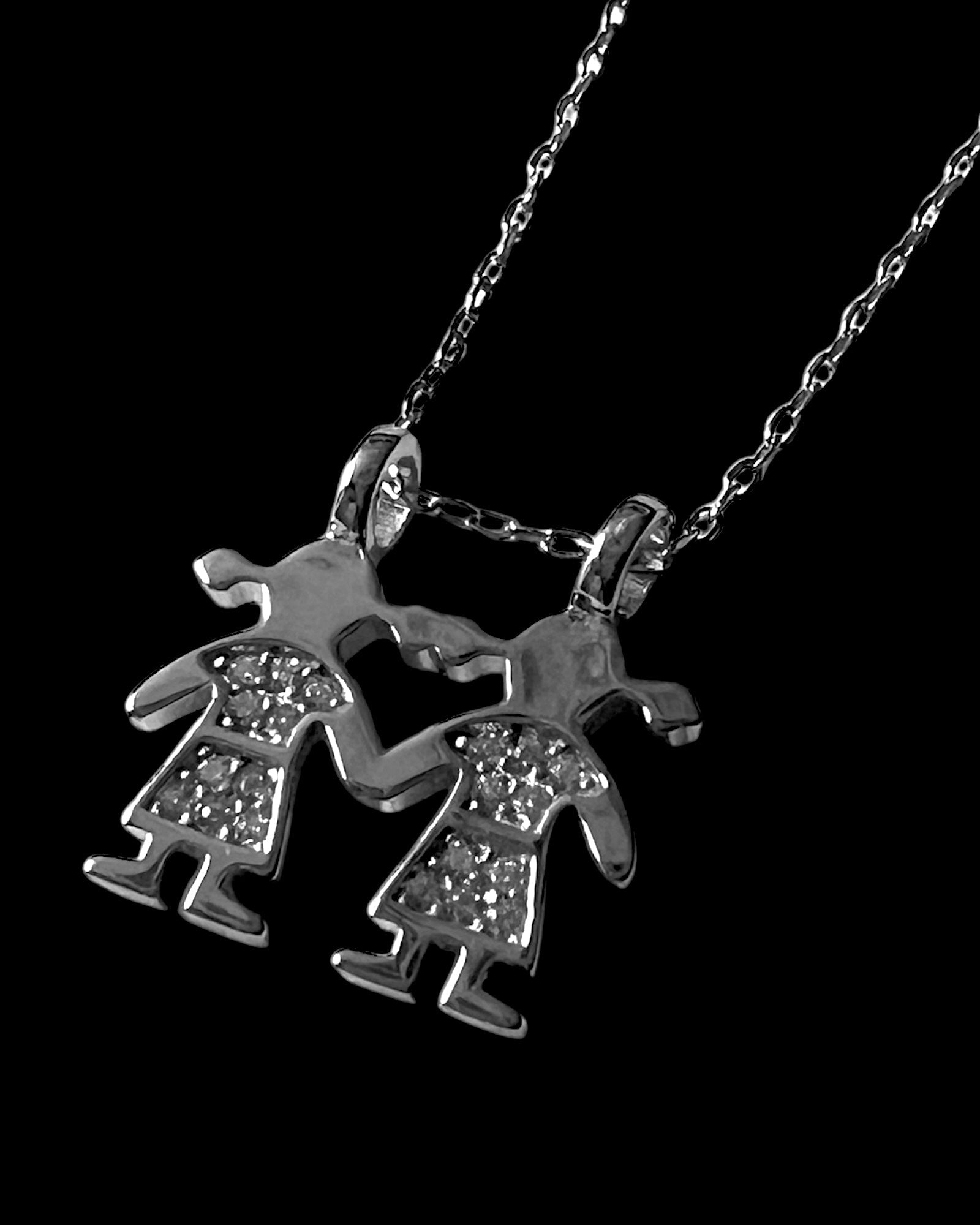Girls Necklace in Silver