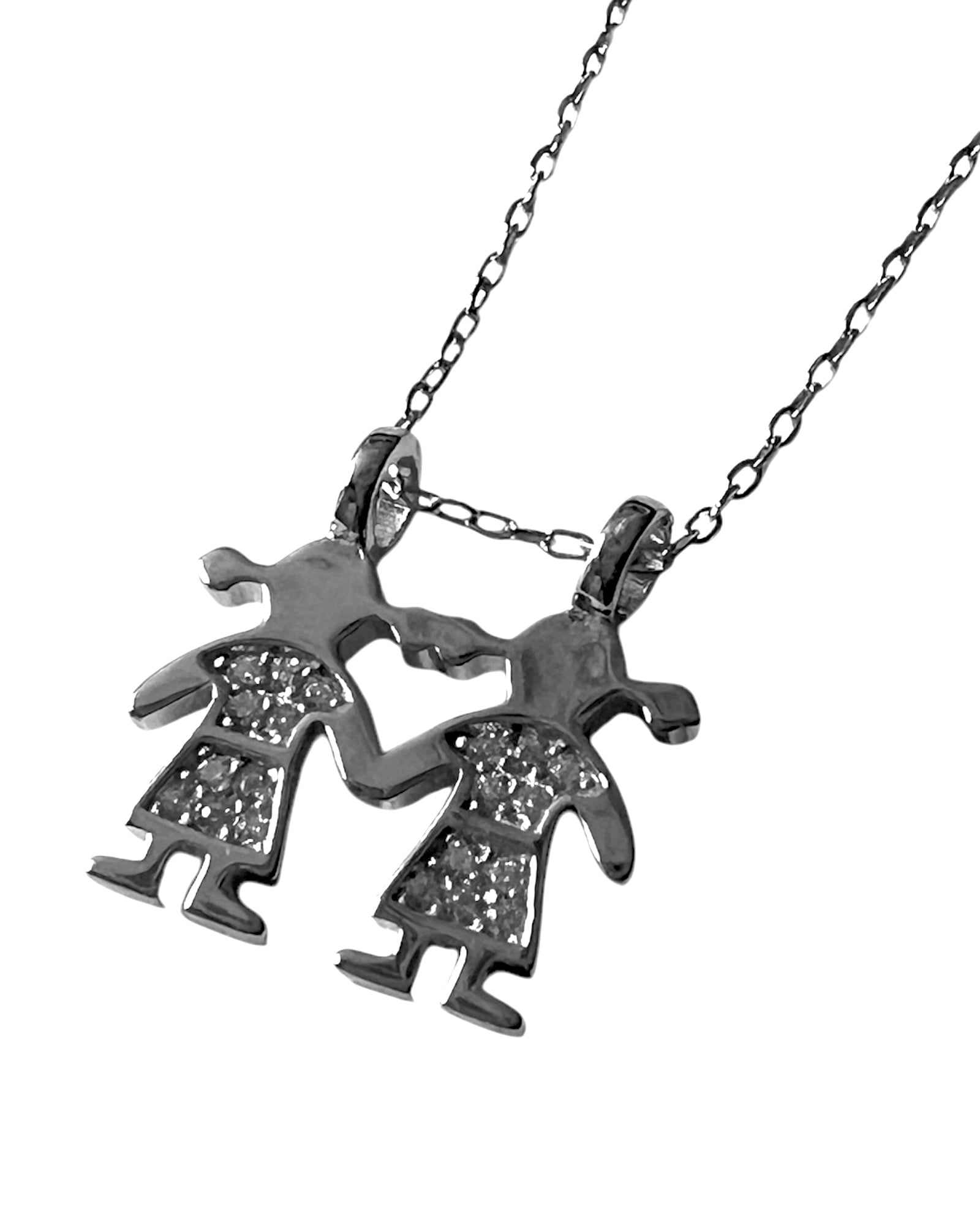 Girls Necklace in Silver