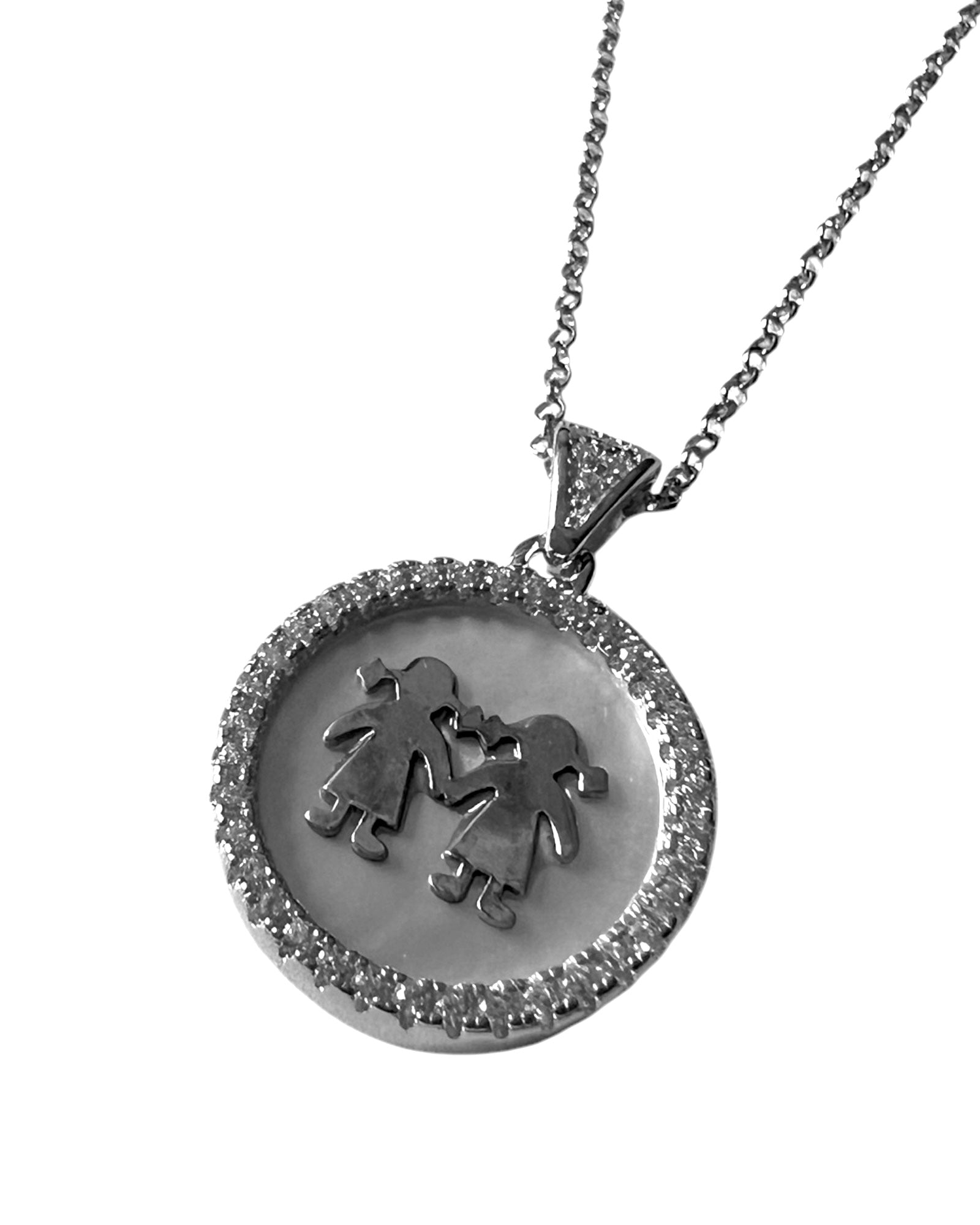 Girls Necklace in Silver