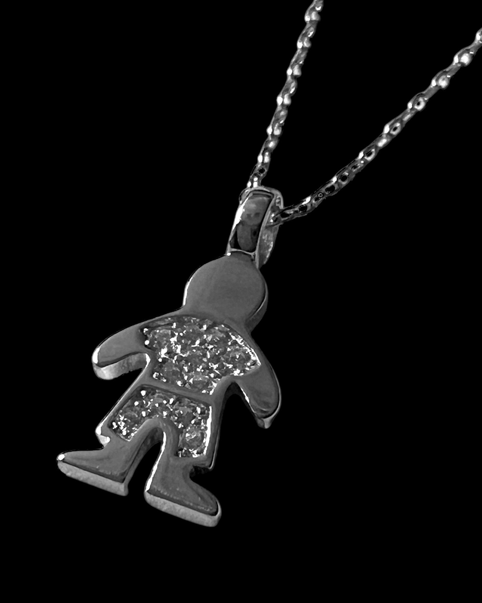 Silver Boy Necklace