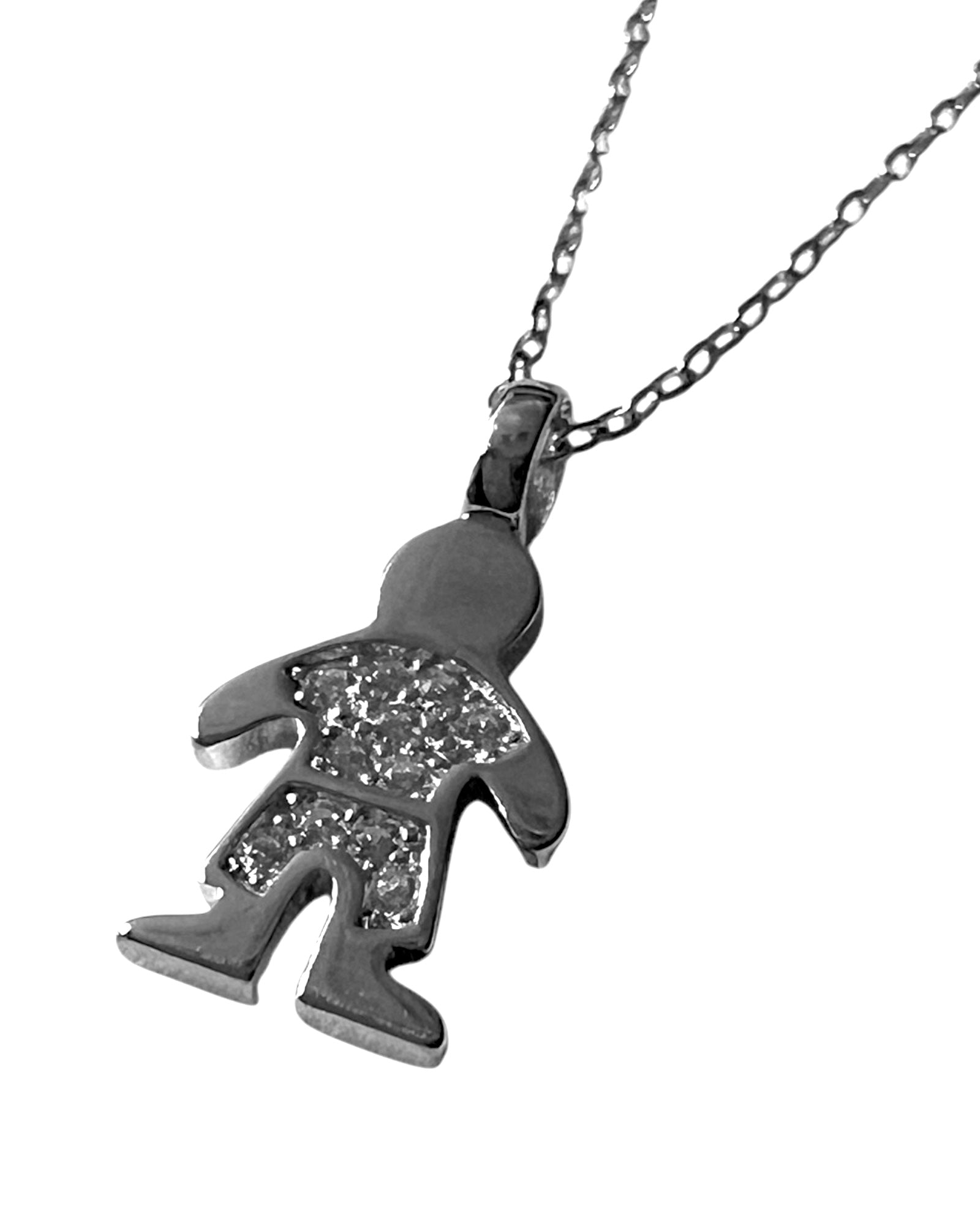 Silver Boy Necklace