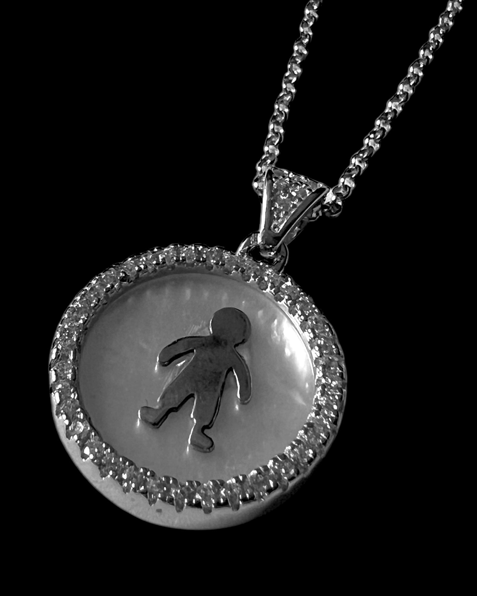 Silver Boy Necklace