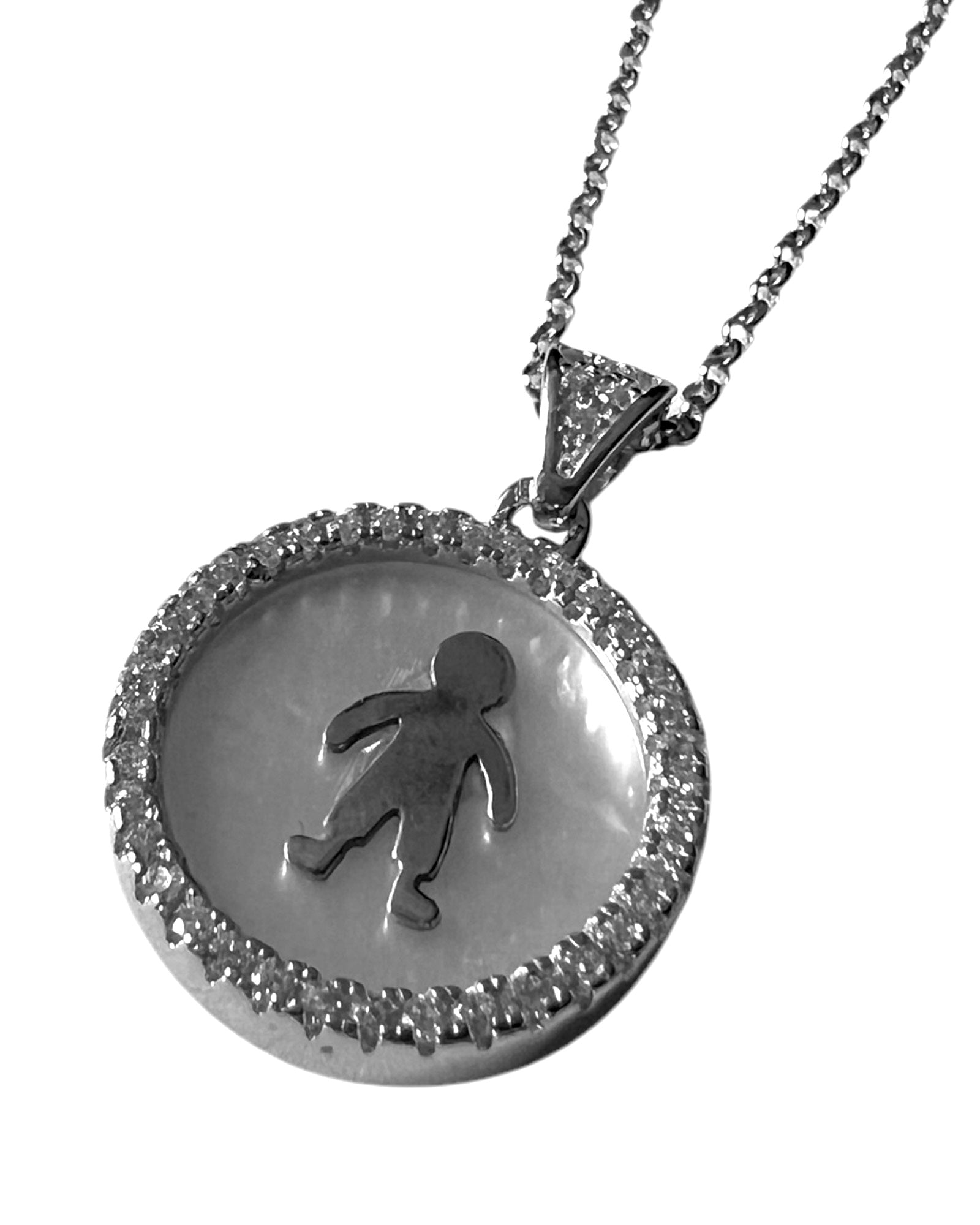 Silver Boy Necklace