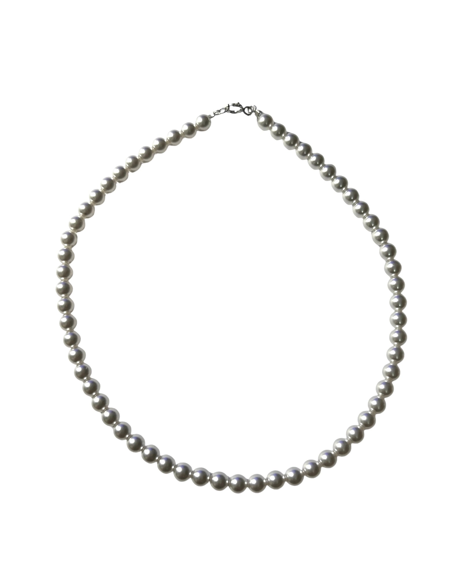 Silver Pearl Necklace