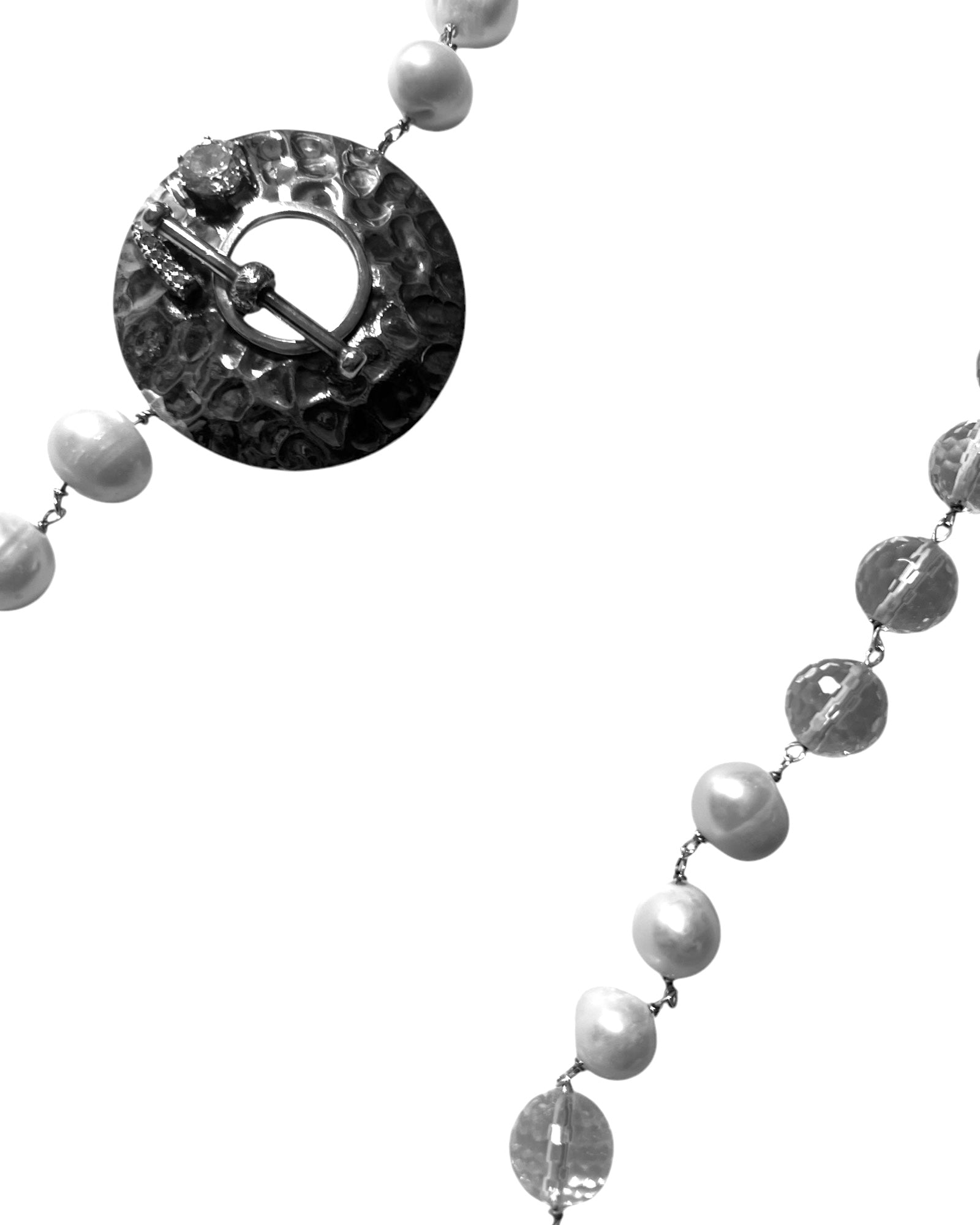 Silver Pearl Necklace