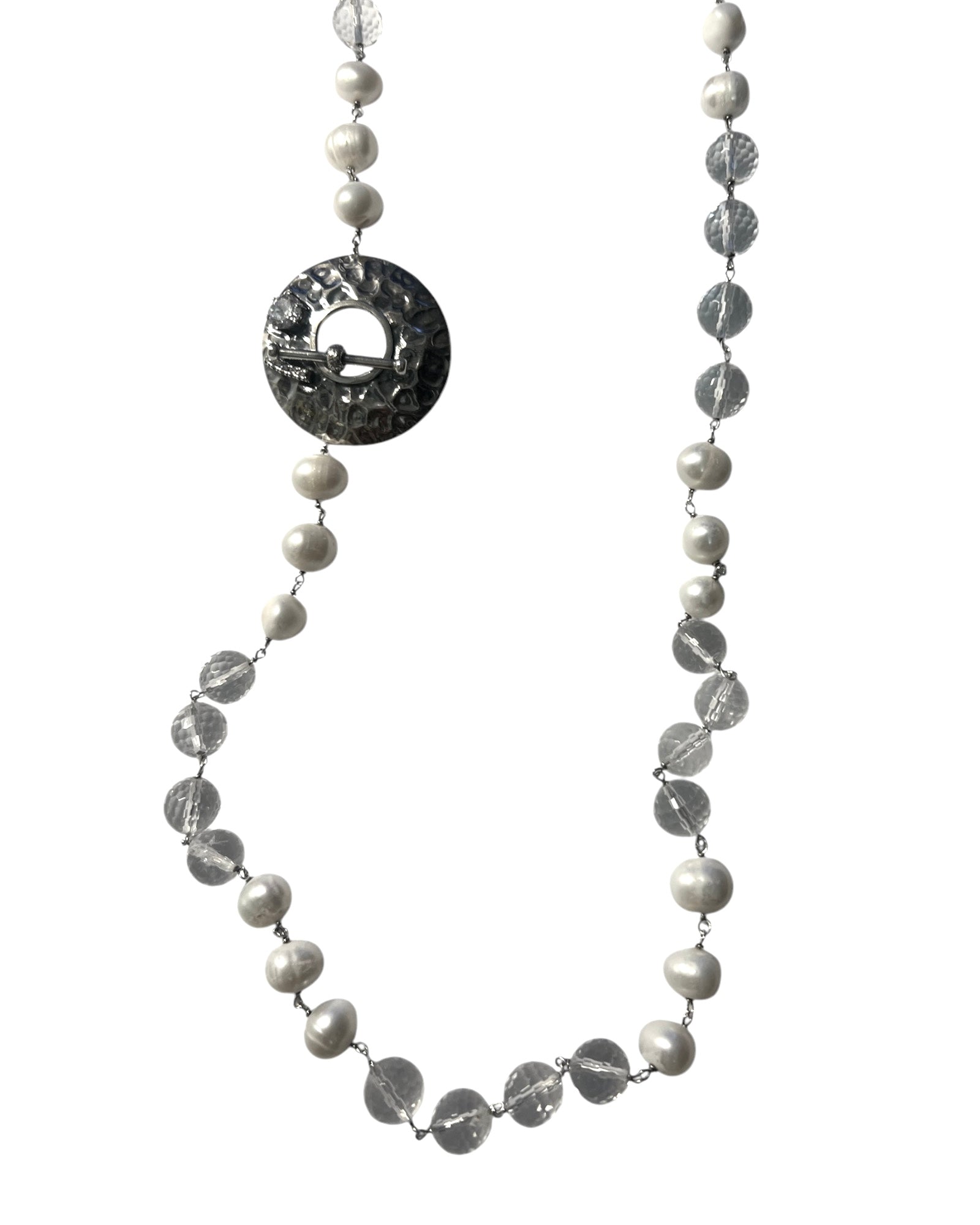 Silver Pearl Necklace
