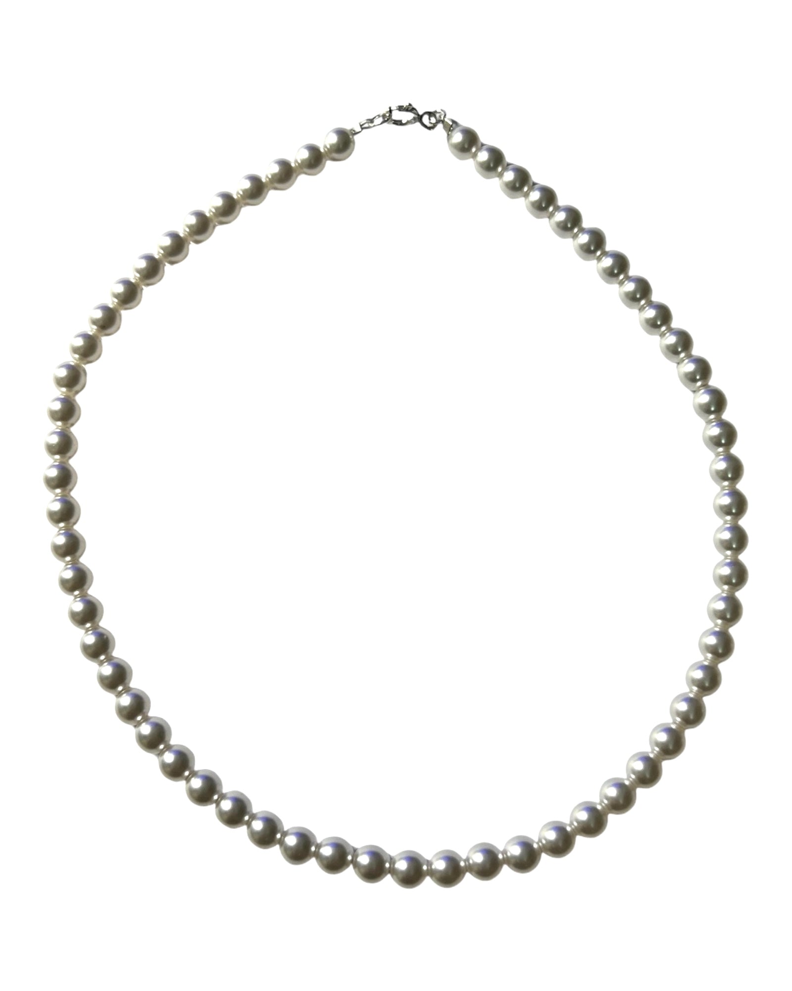 Silver Pearl Necklace