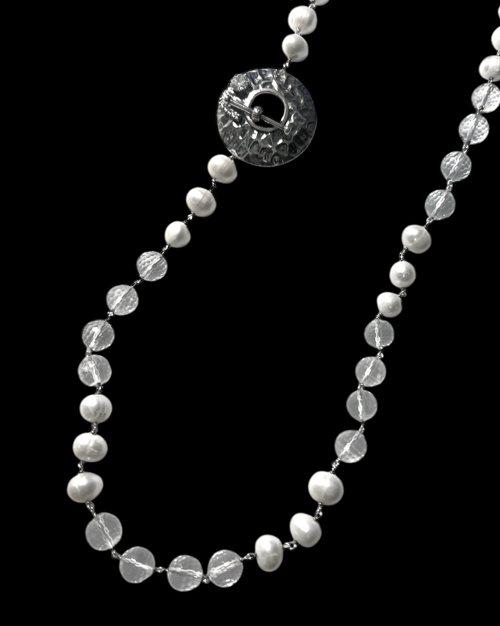 Silver Pearl Necklace