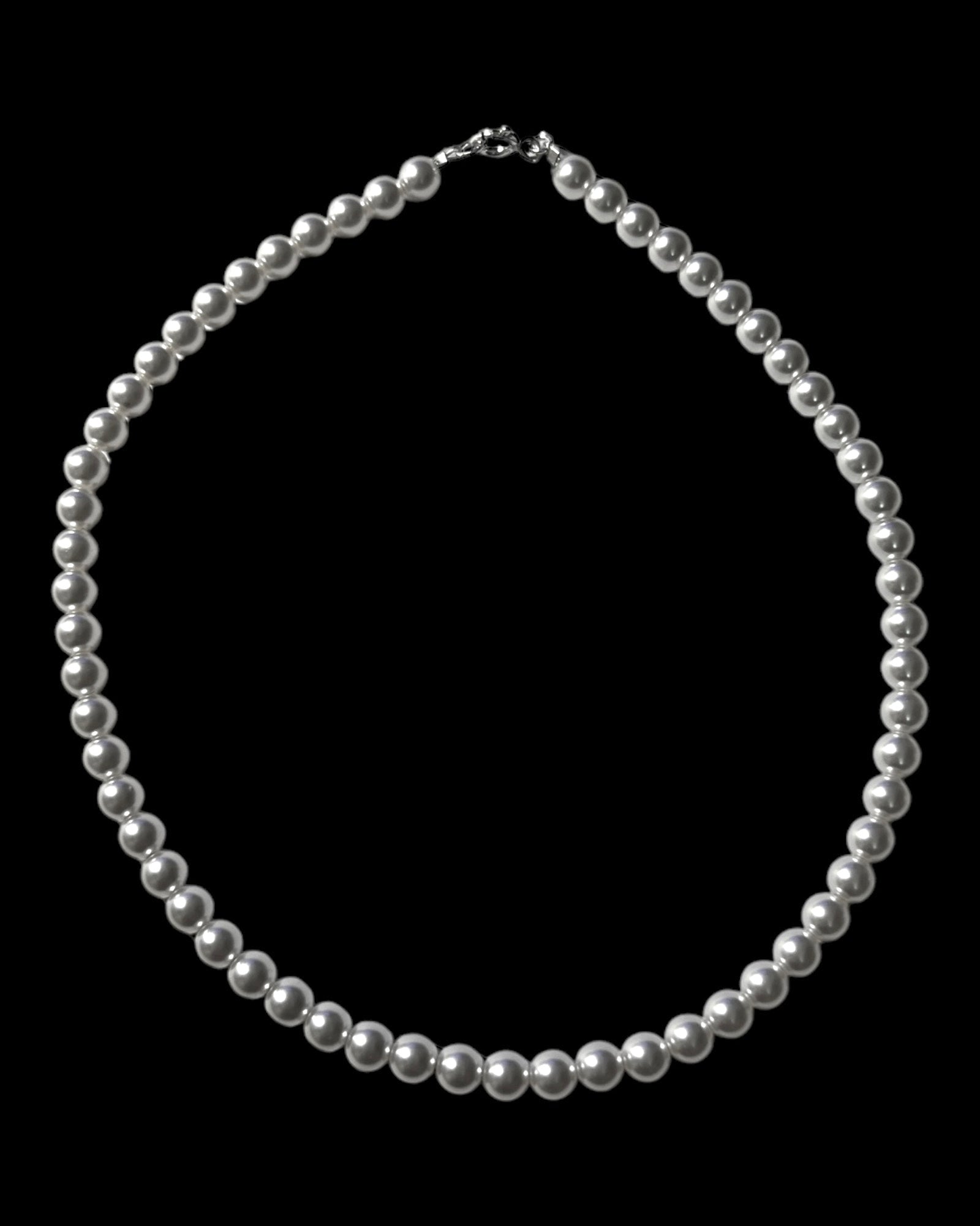 Silver Pearl Necklace