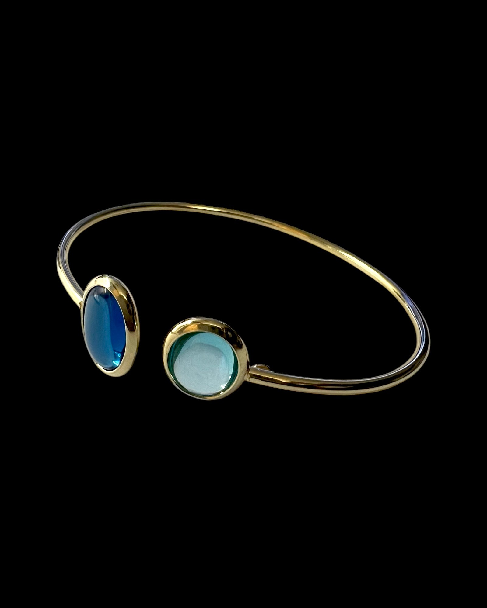 Slave / Bracelet Stones in Gold Silver