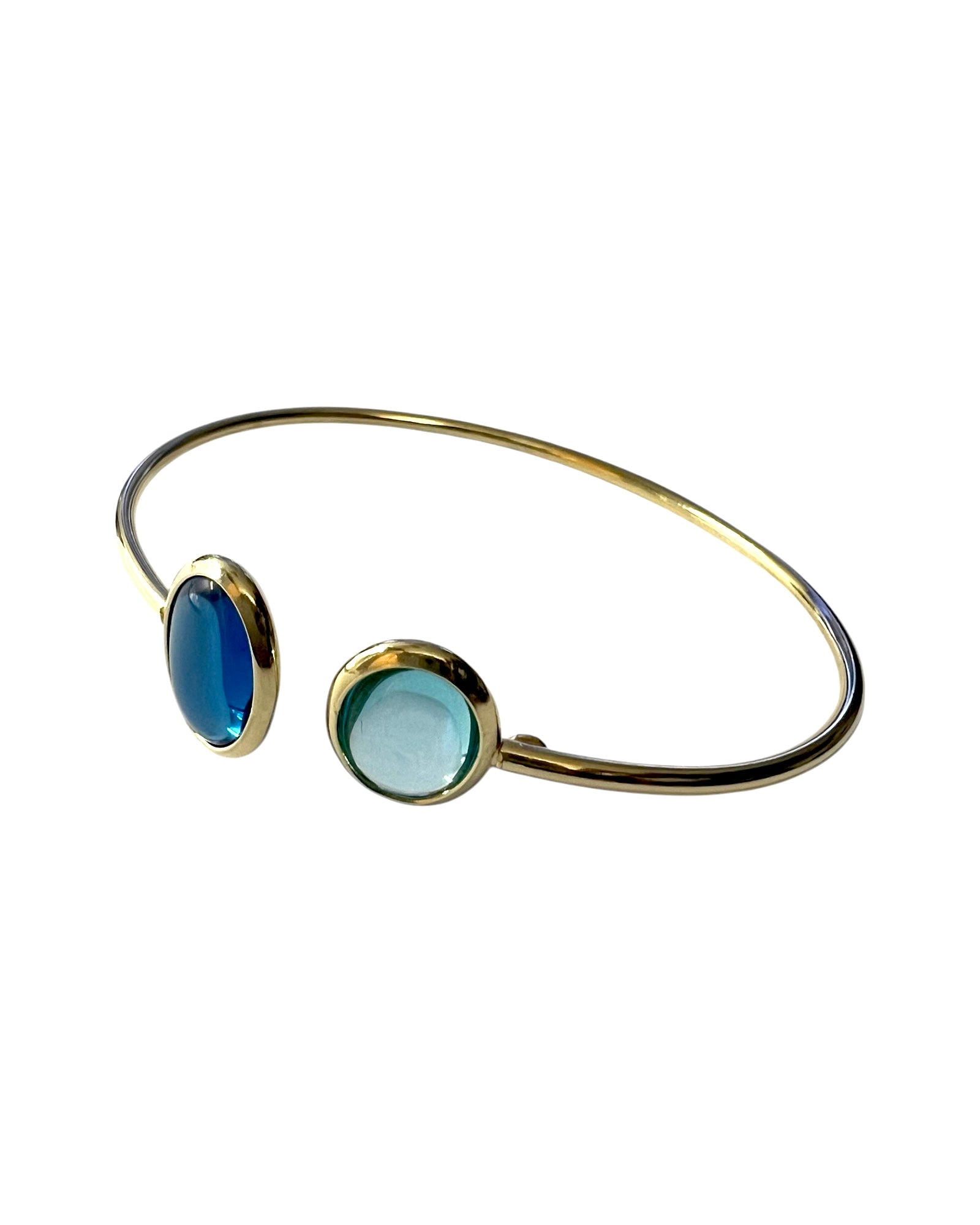 Slave / Bracelet Stones in Gold Silver