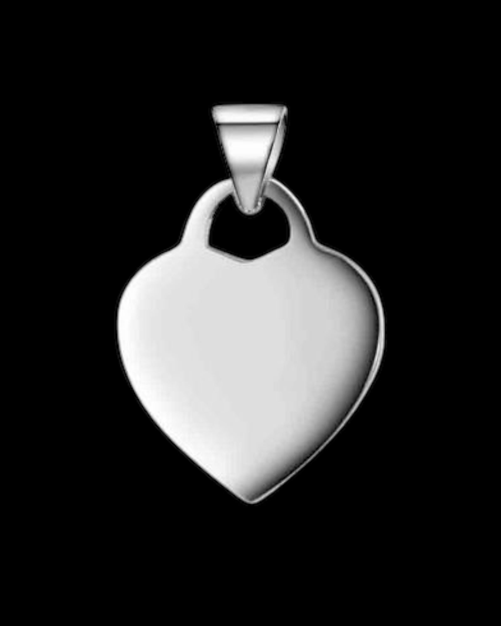 Medalha Coração em Prata