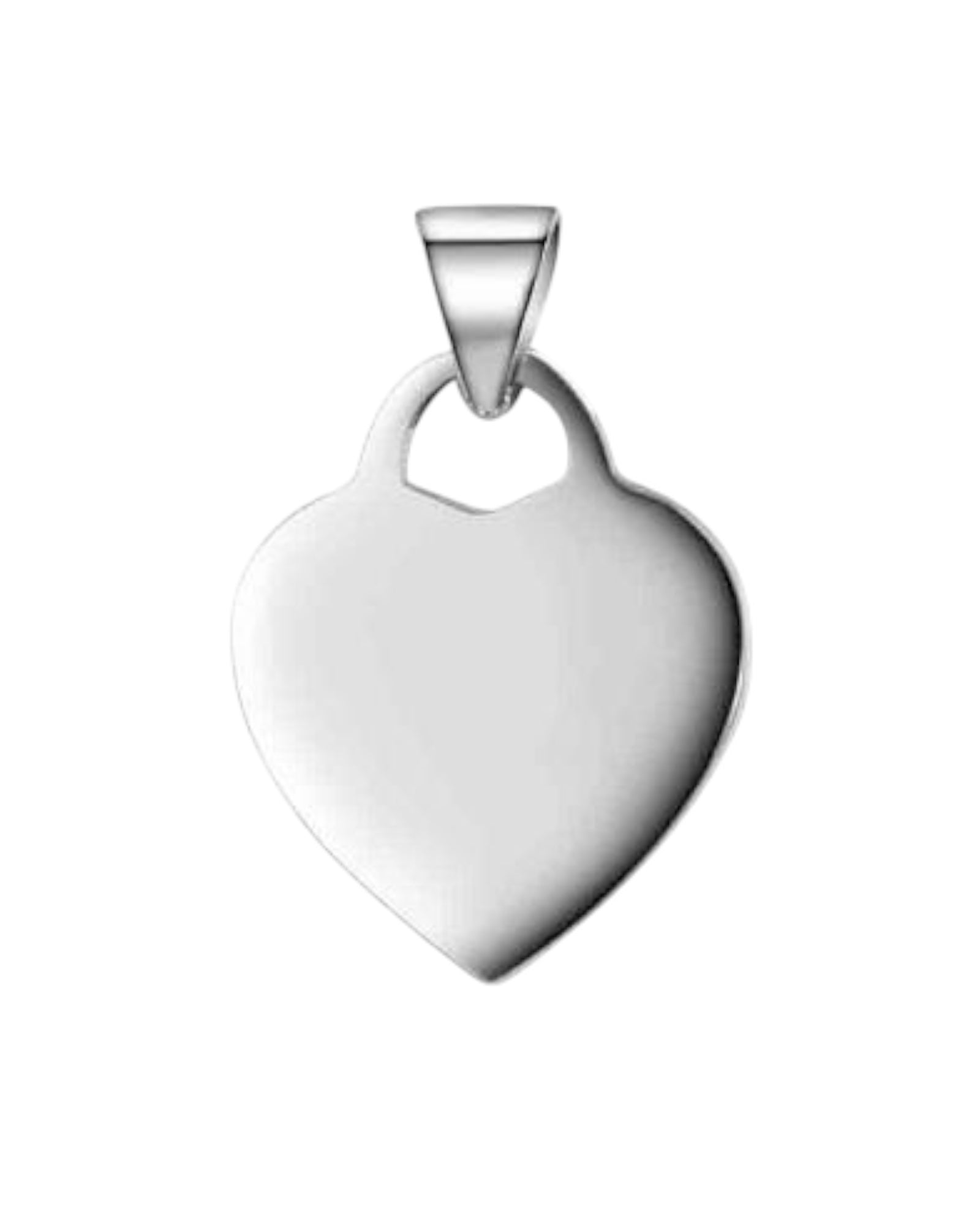 Medalha Coração em Prata
