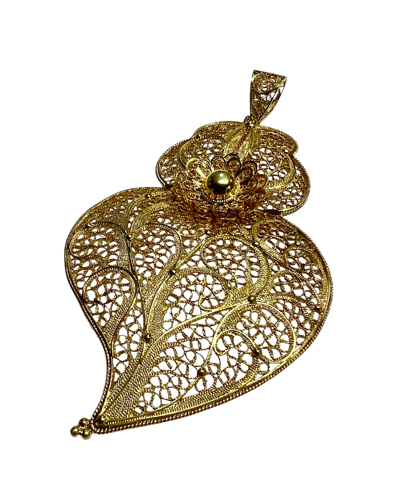 Heart of Viana Medal in Gold Plated Silver