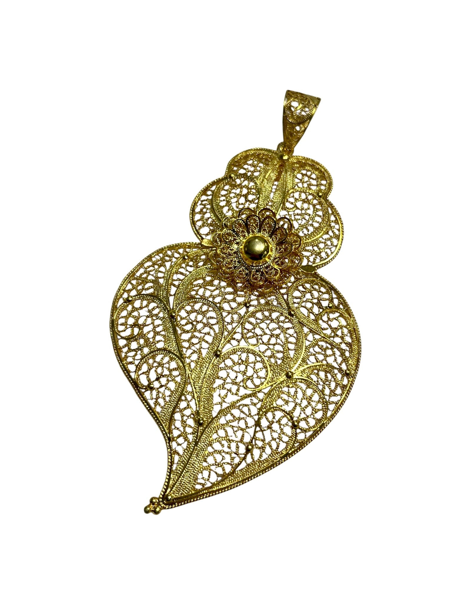 Heart of Viana Medal in Gold Plated Silver