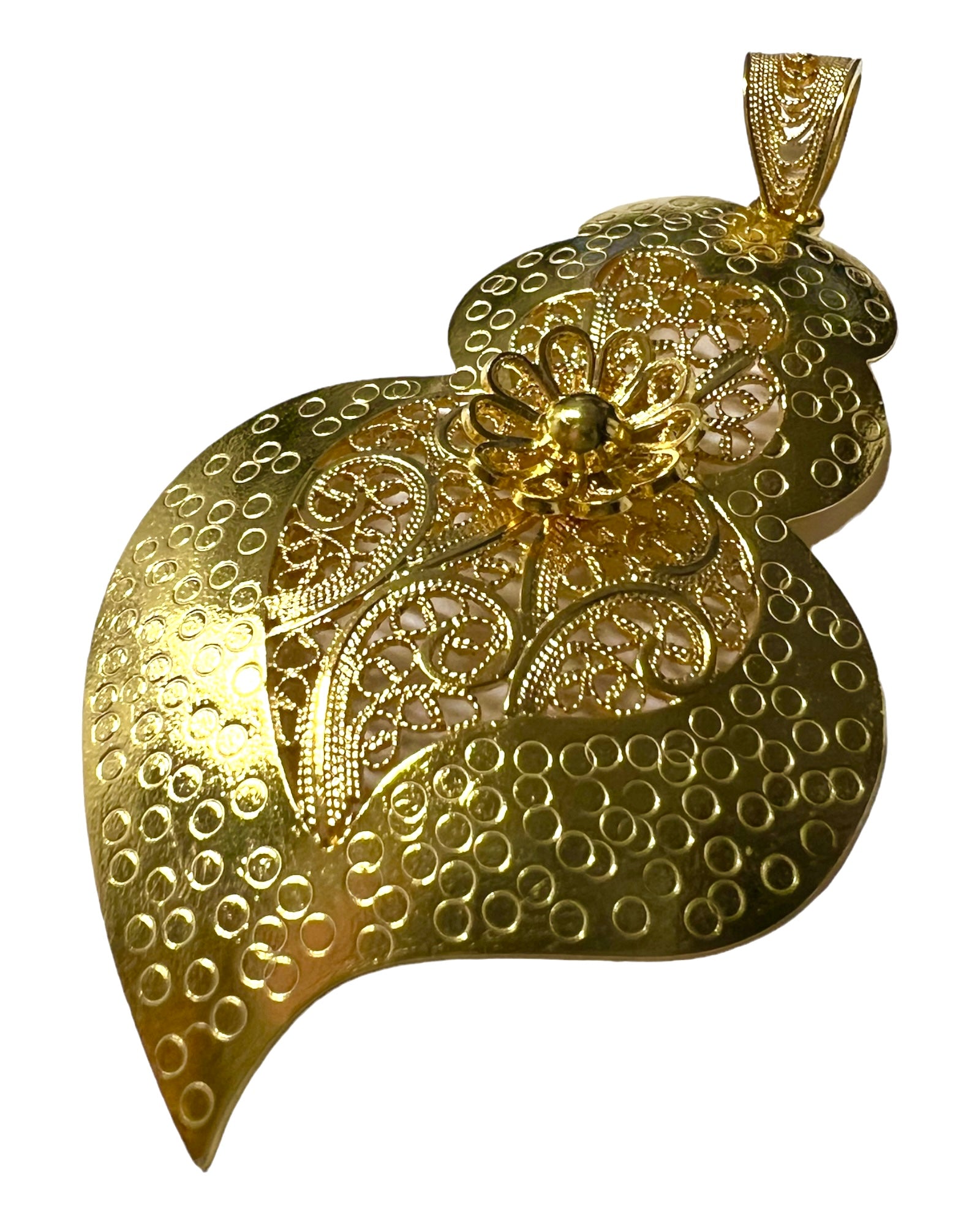 Heart of Viana Medal in Gold Plated Silver