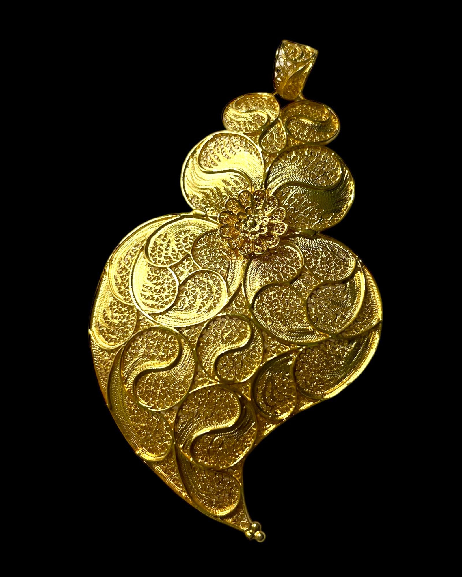 Heart of Viana Medal in Gold Plated Silver
