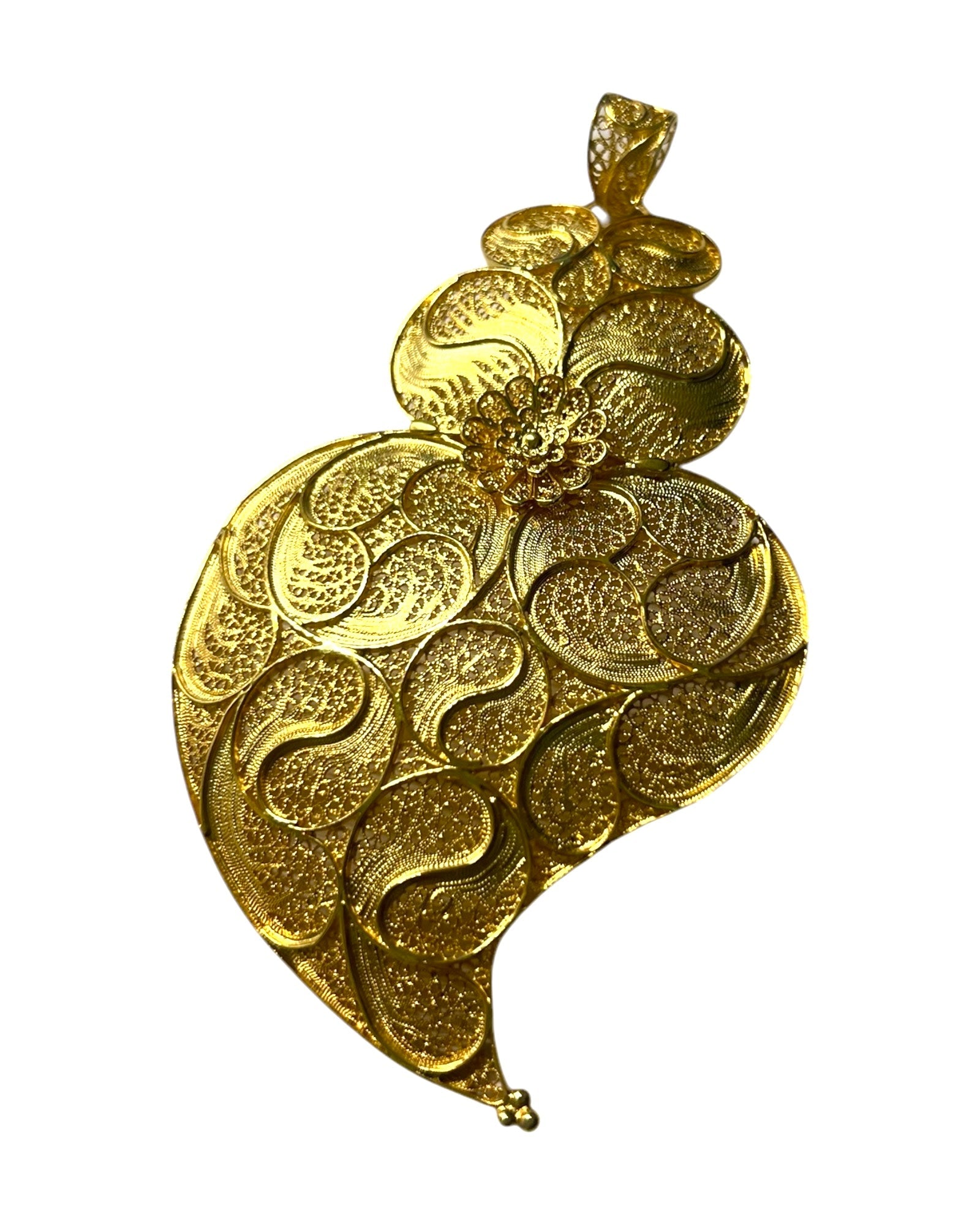 Heart of Viana Medal in Gold Plated Silver