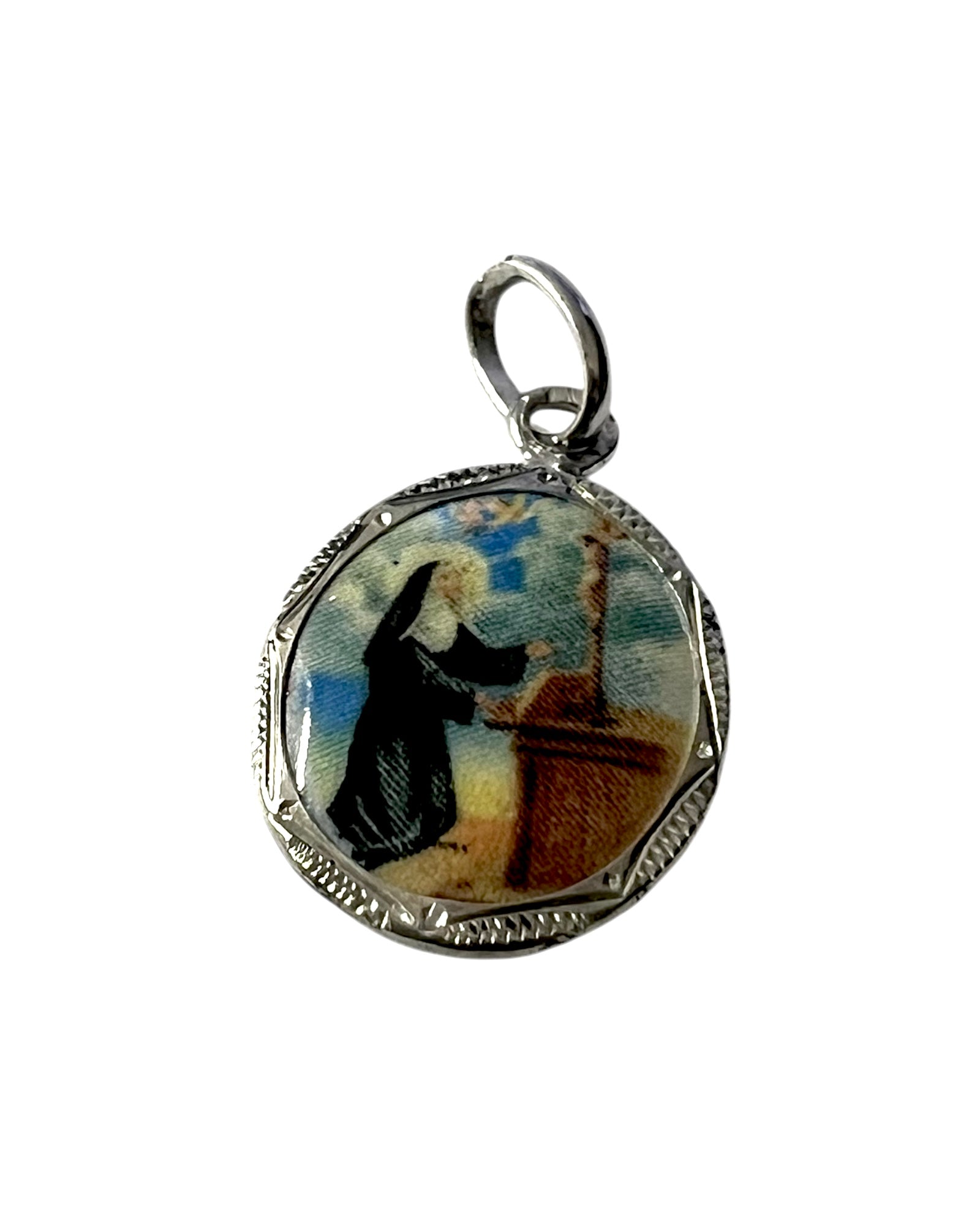 Medalha Santa Rita de Cássia em Prata